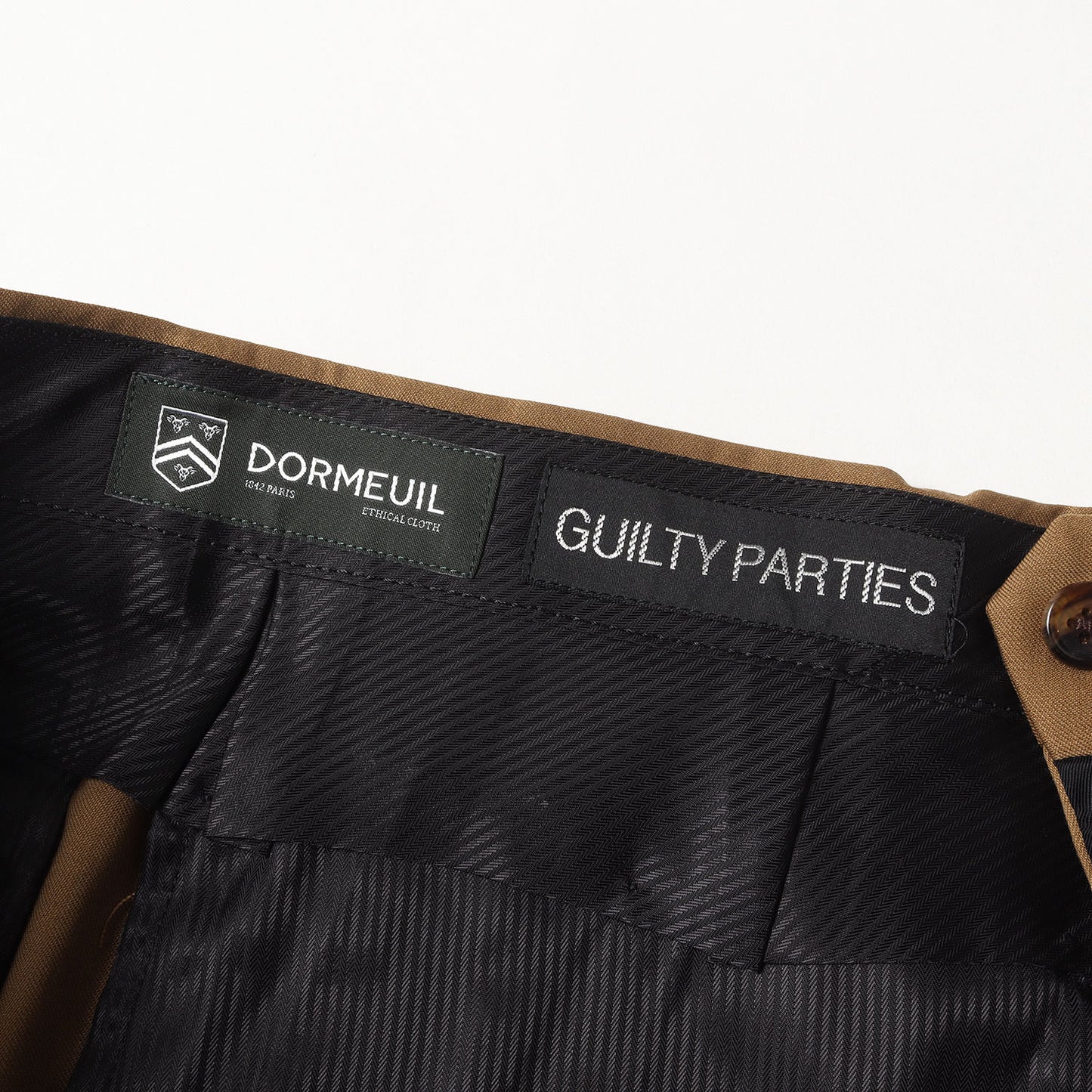 24SS ×DORMEUIL プリーツ スラックスパンツ(PLEATED TROUSERS)