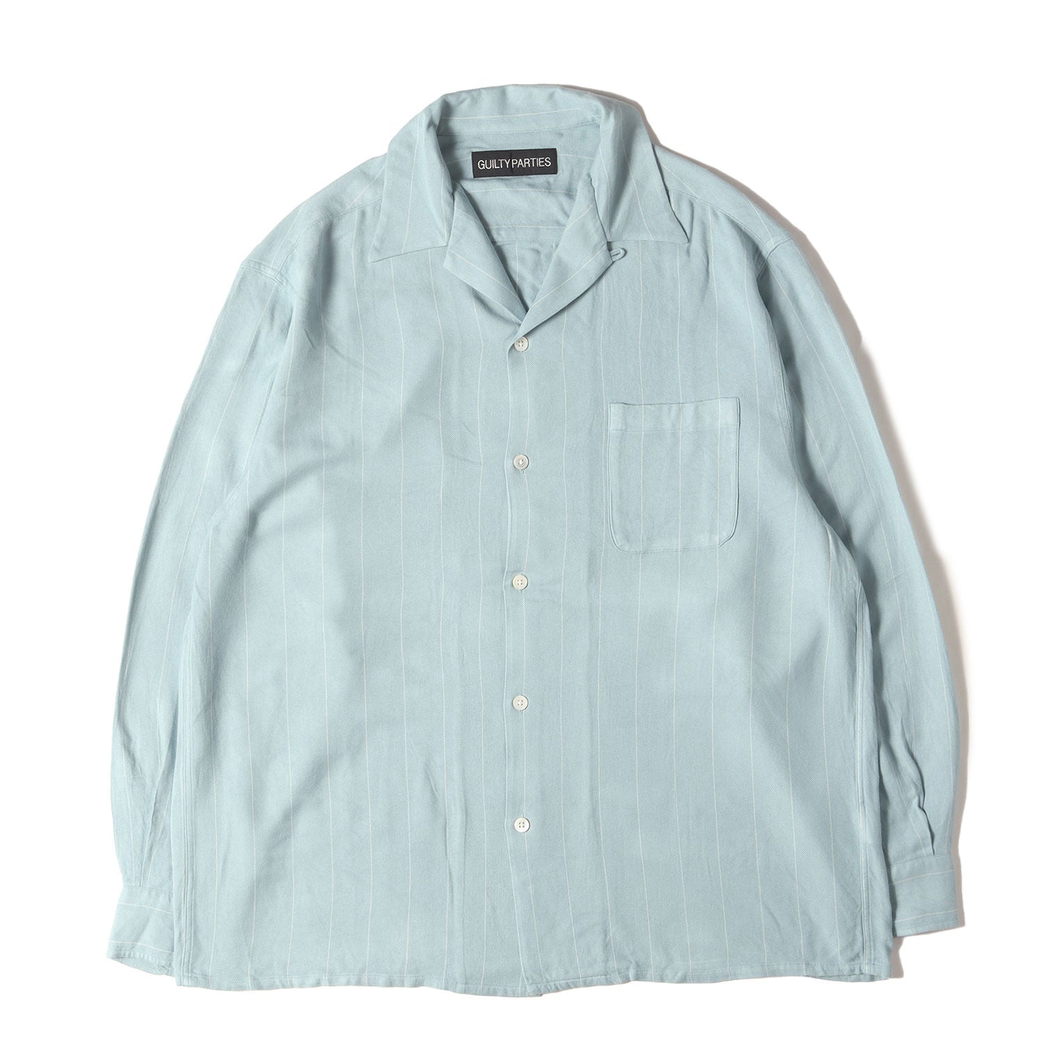 WACKO MARIA (ワコマリア) 24AW ストライプ オープンカラー レーヨン 