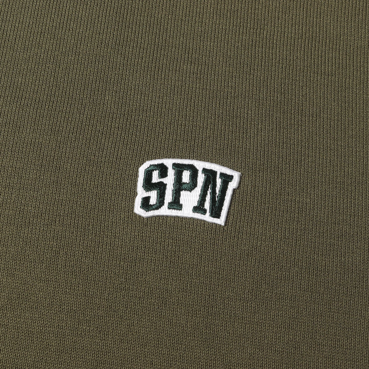 25SS ワッペン付き クルーネック コットンニット(SPN WAPPEN CREWNECK KNIT)