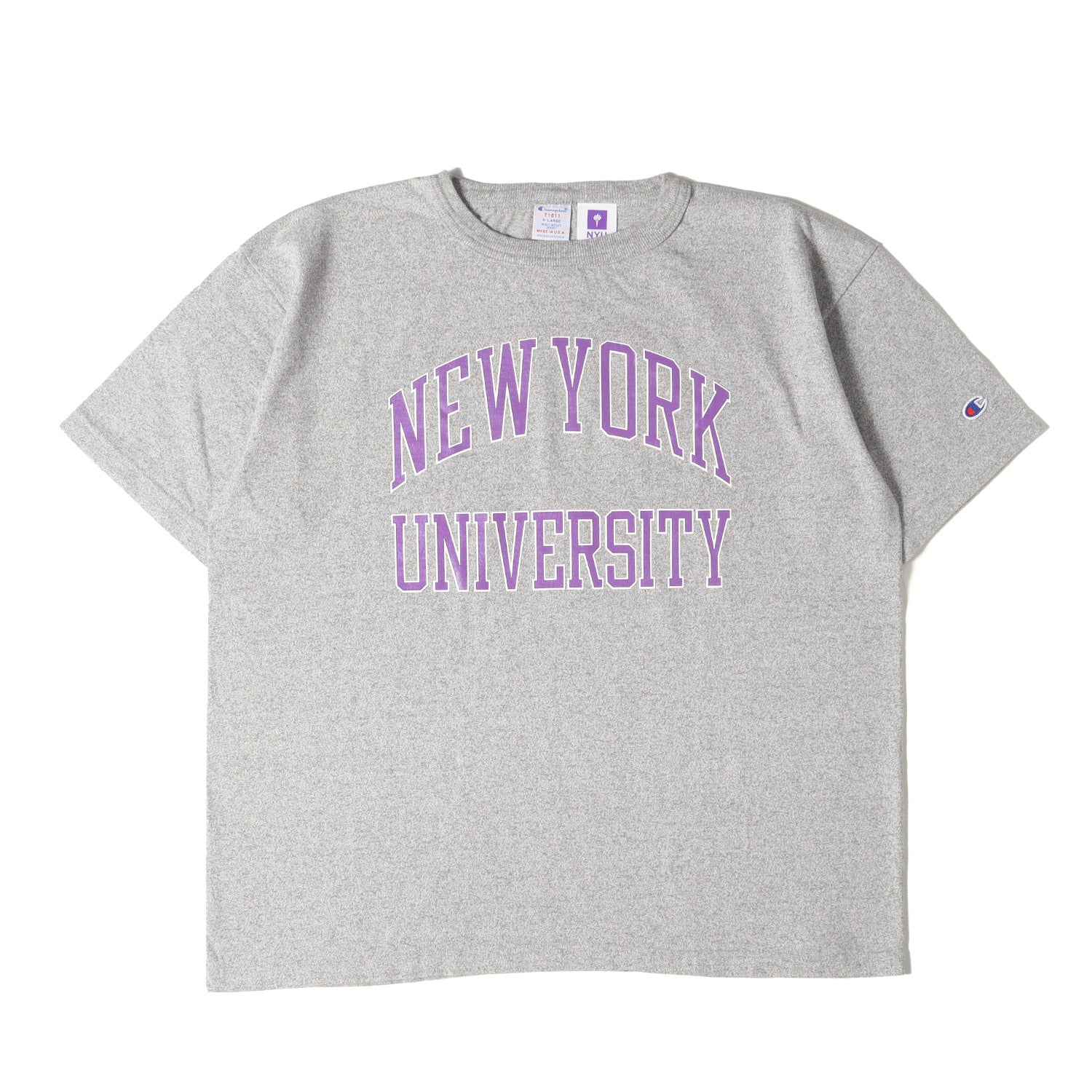 Champion (チャンピオン) T1011 ×NYU / ニューヨーク大学 カレッジ 