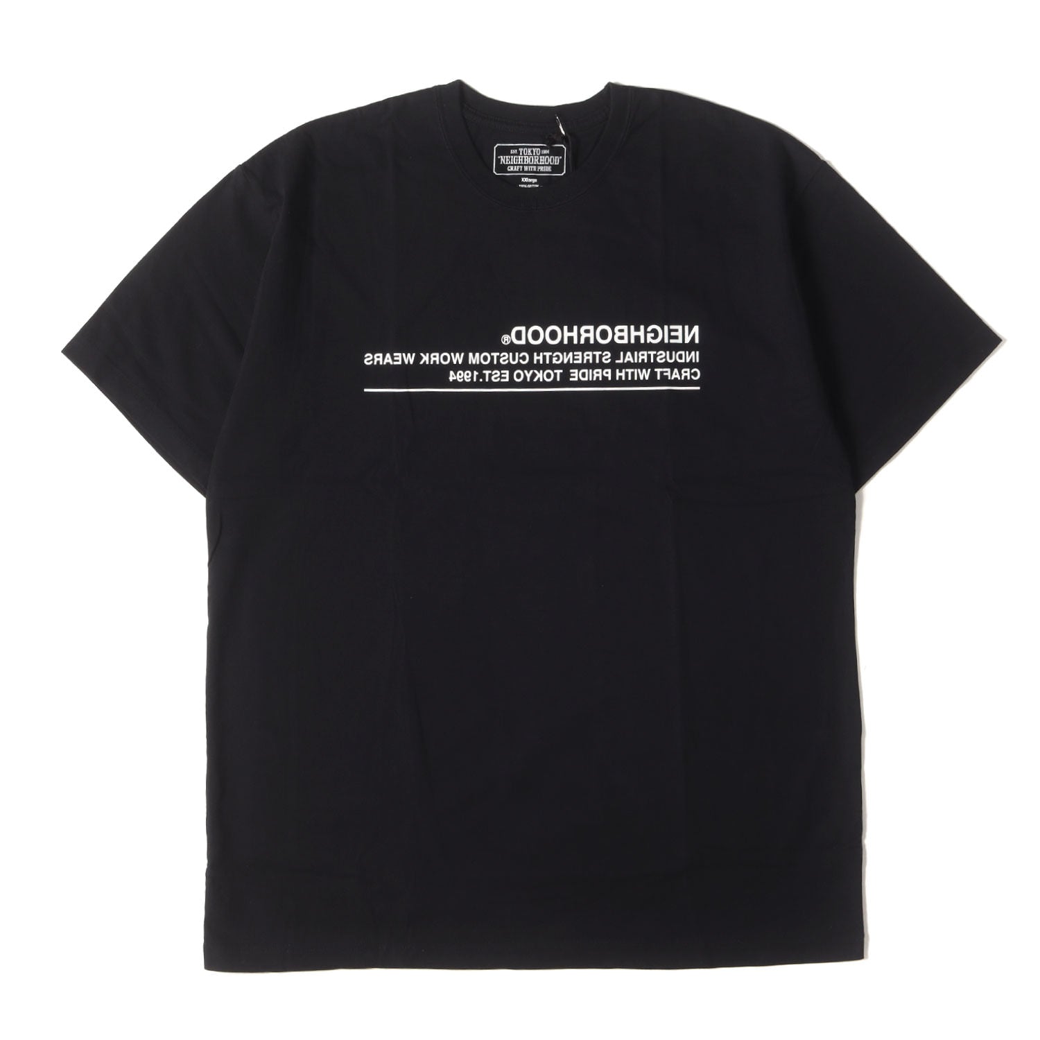NBHD グラフィックプリント Tシャツ ブラック NEIGHBORHOOD  