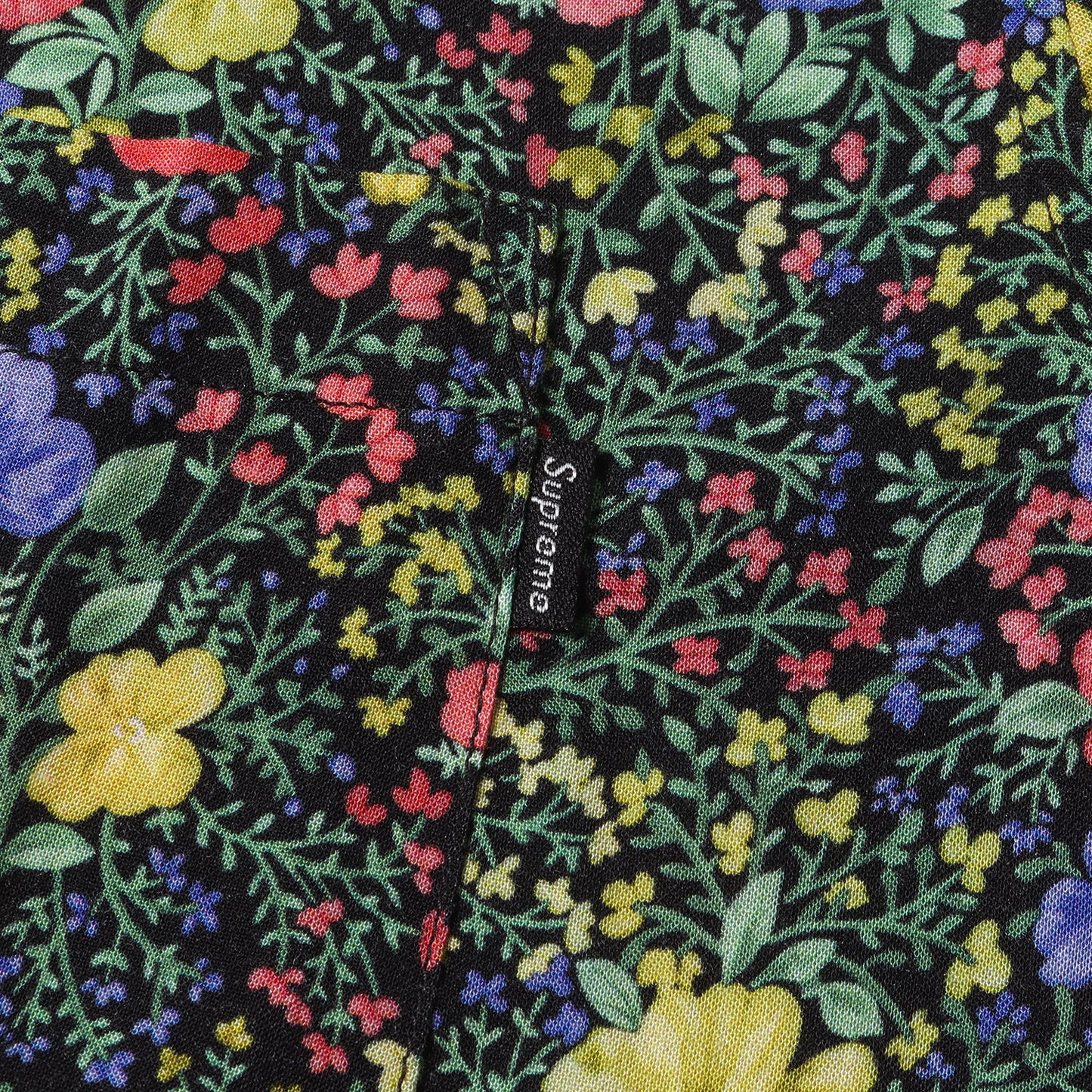 ミニフローラル柄 オープンカラー レーヨン 半袖シャツ(Mini Floral Rayon S/S Shirt)