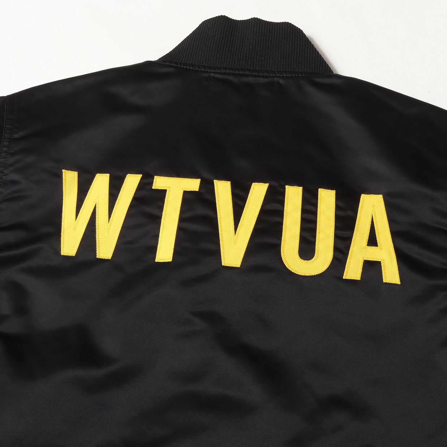WTVUAワッペン チームジャケット / サテンスタジャン(TEAM JK)