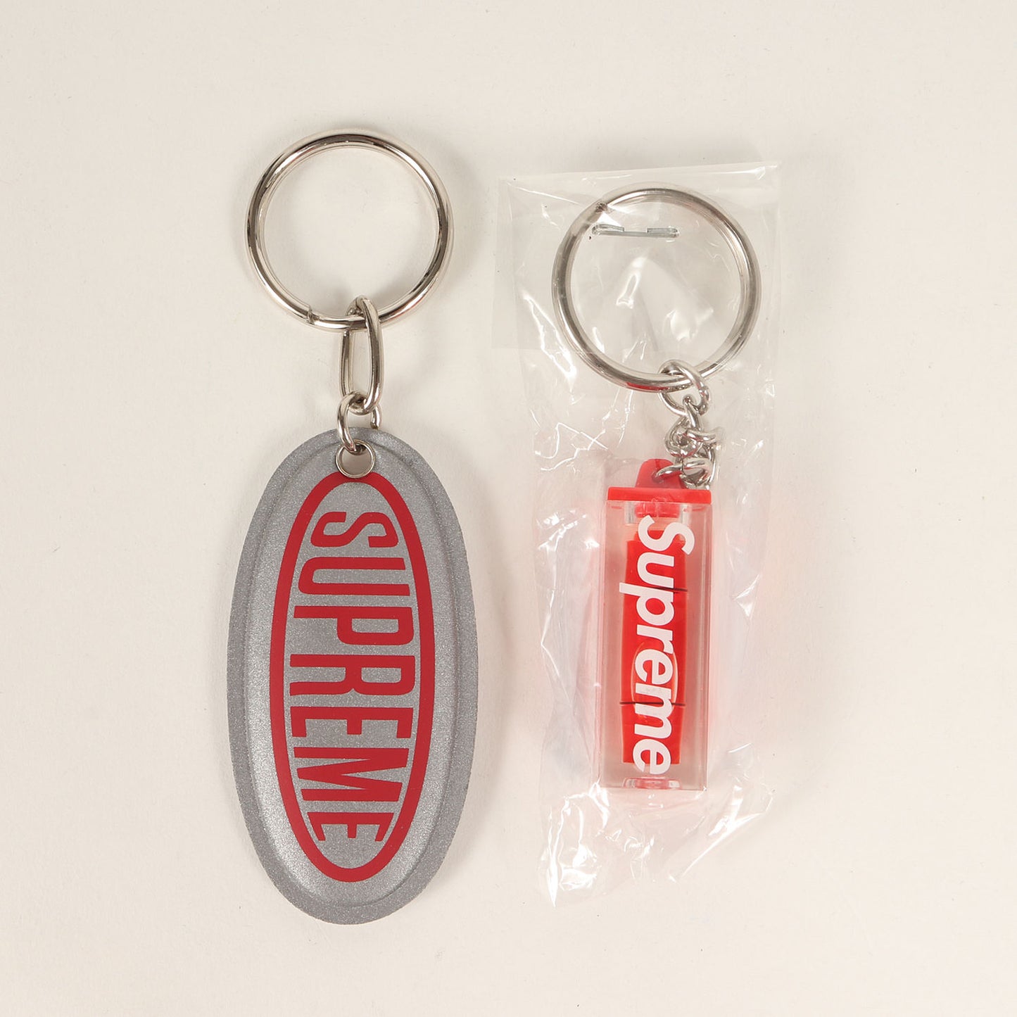 レベル&リフレクター キーチェーン / キーホルダー 2点セット(Level Keychain / Reflective Keychain)