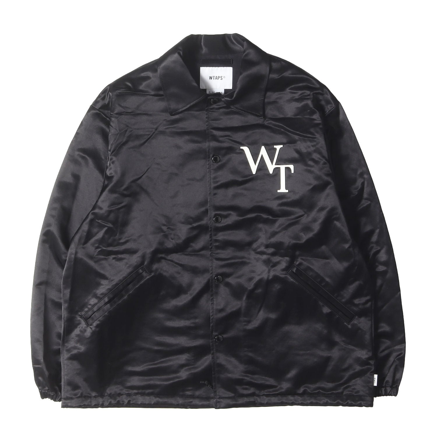 24SS WTロゴ サテン コーチジャケット(CHIEF / JACKET / CTRY. SATIN 