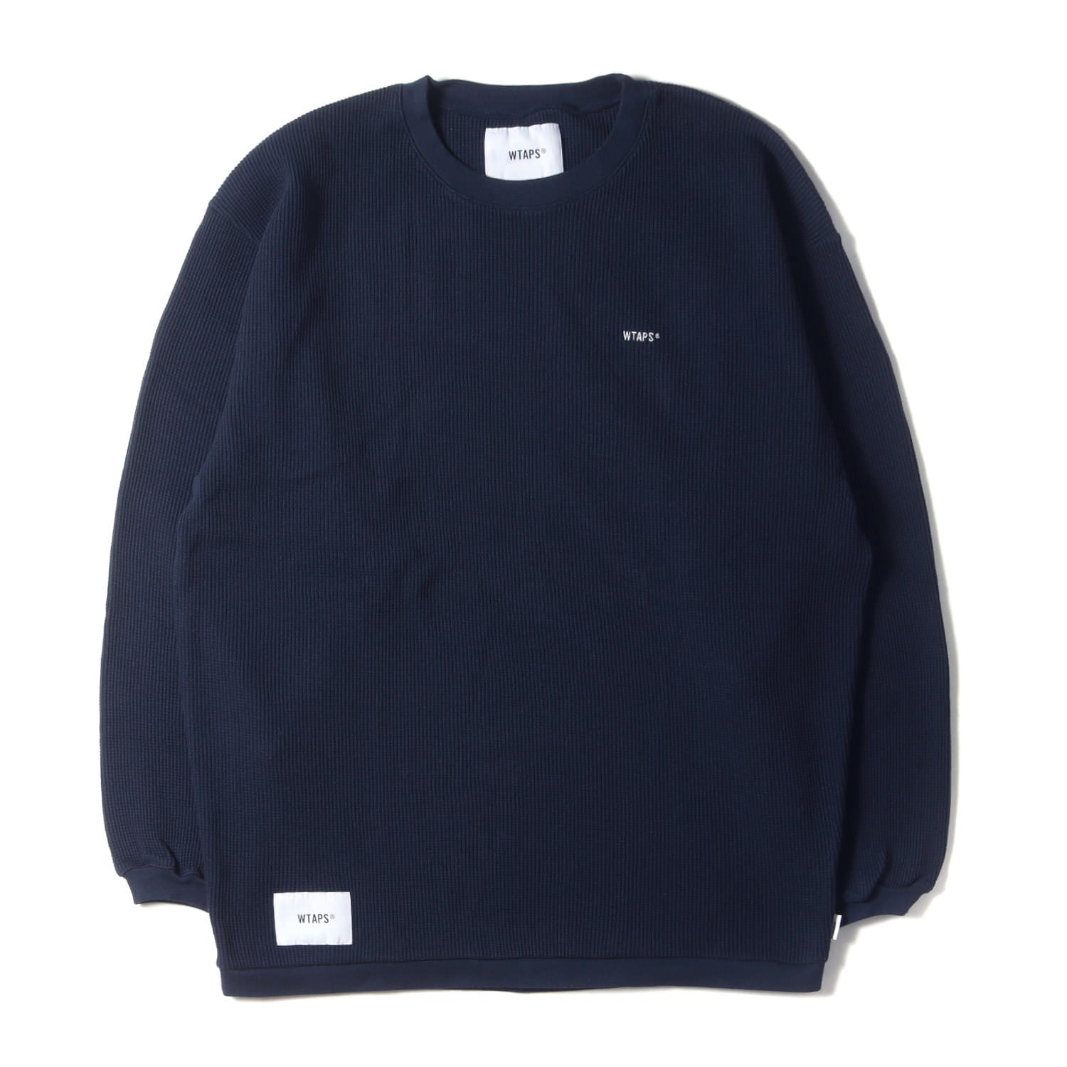 ダブルタップス (WTAPS) メンズ 長袖Tシャツ トップス 12 Long Sleeve Printed T-Shirt (White) WTAPS×Champion ロングスリーブTシャツ(C8-X415)