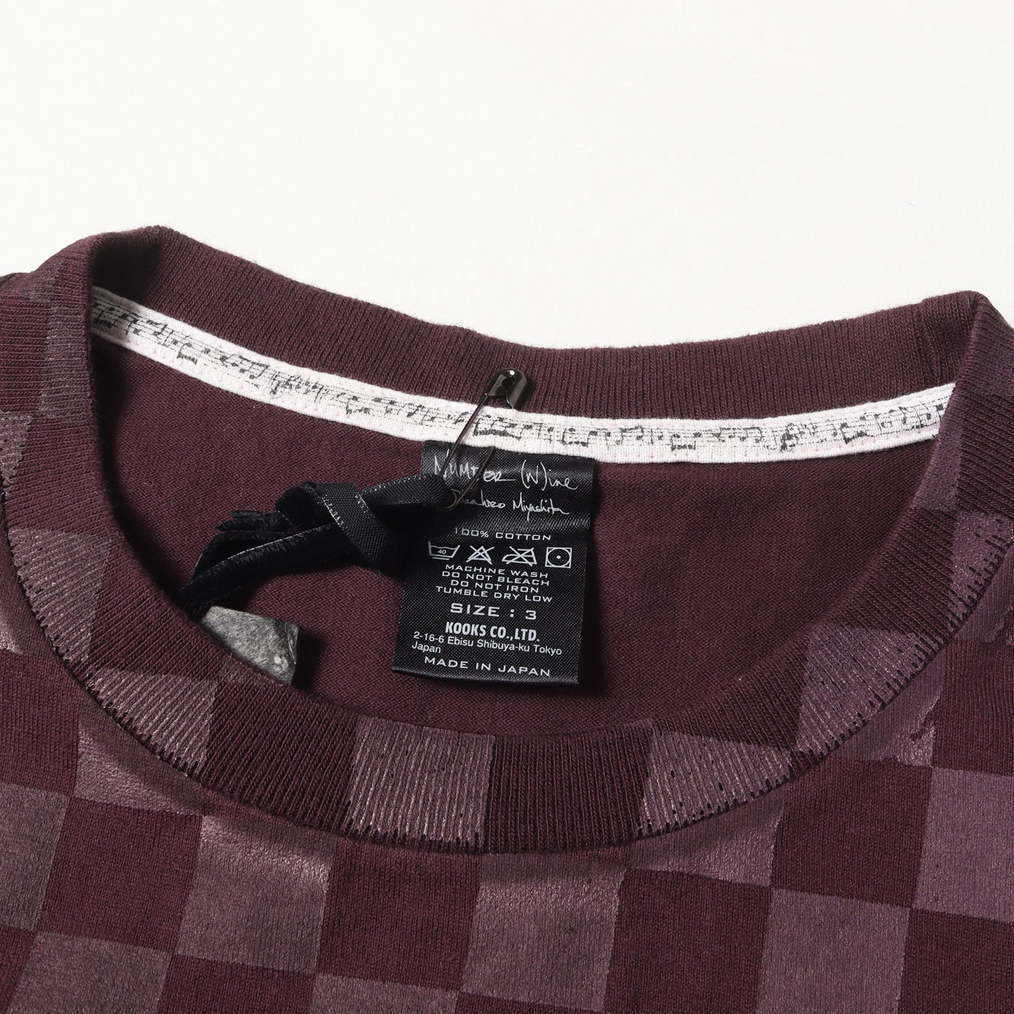 THE LONESOME HEROES期 チェッカープリント ポケット Tシャツ(デッドストック)