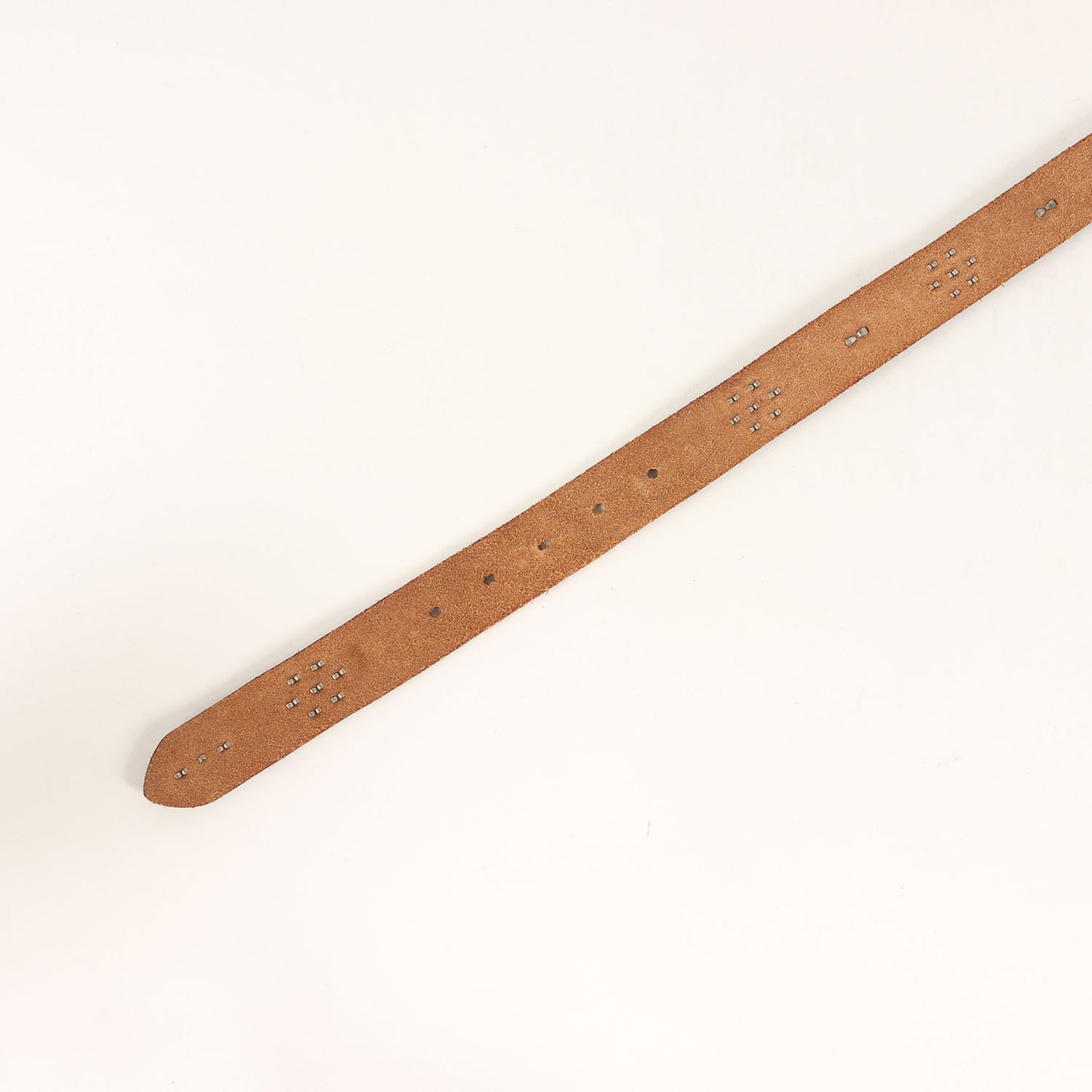 ヴィンテージ加工 スタッズ レザー ベルト