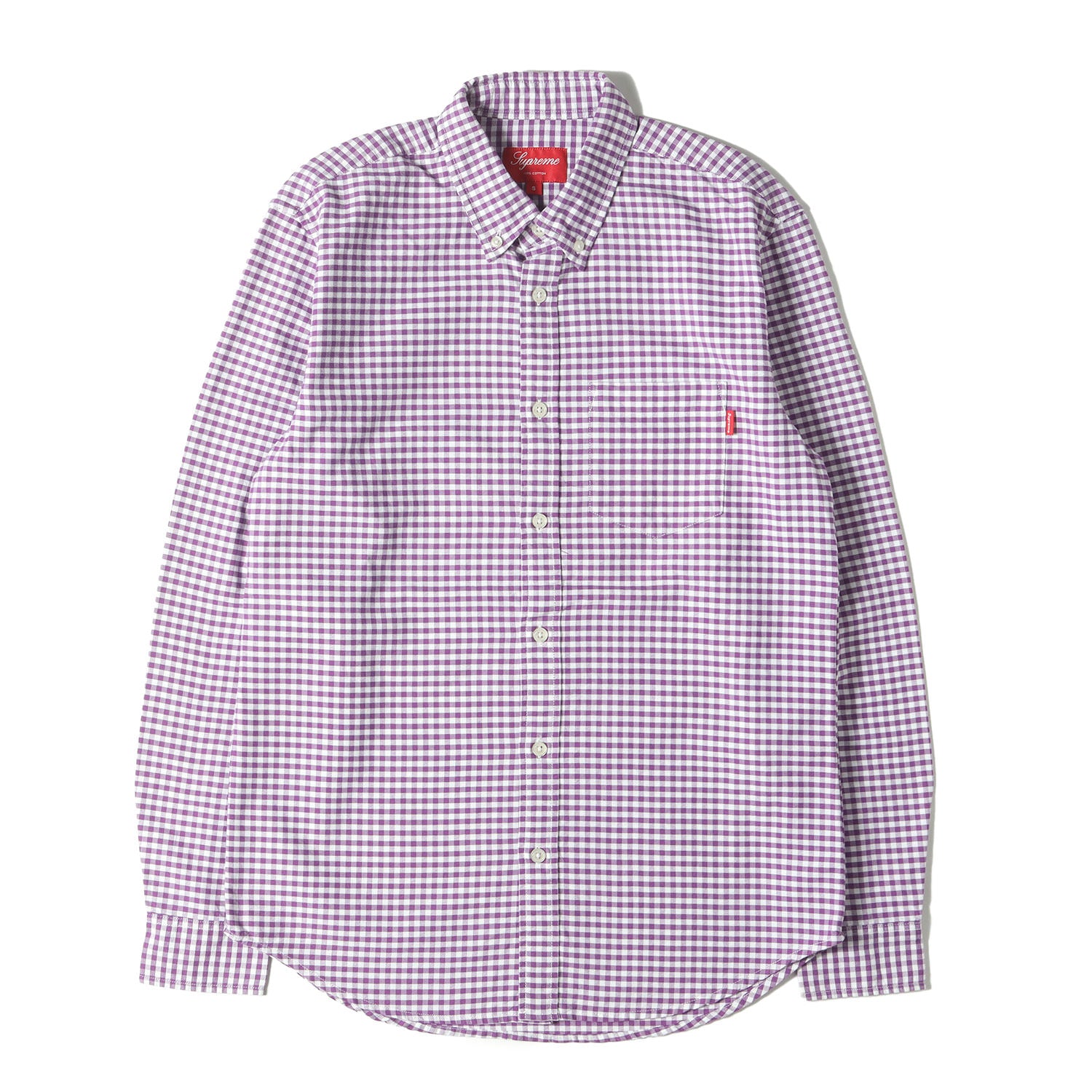 Supreme (シュプリーム) ギンガムチェック ボタンダウンシャツ 