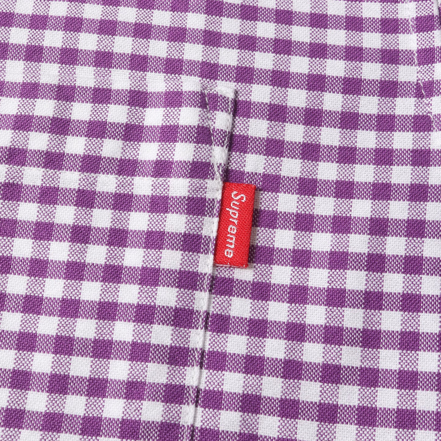 ギンガムチェック ボタンダウンシャツ