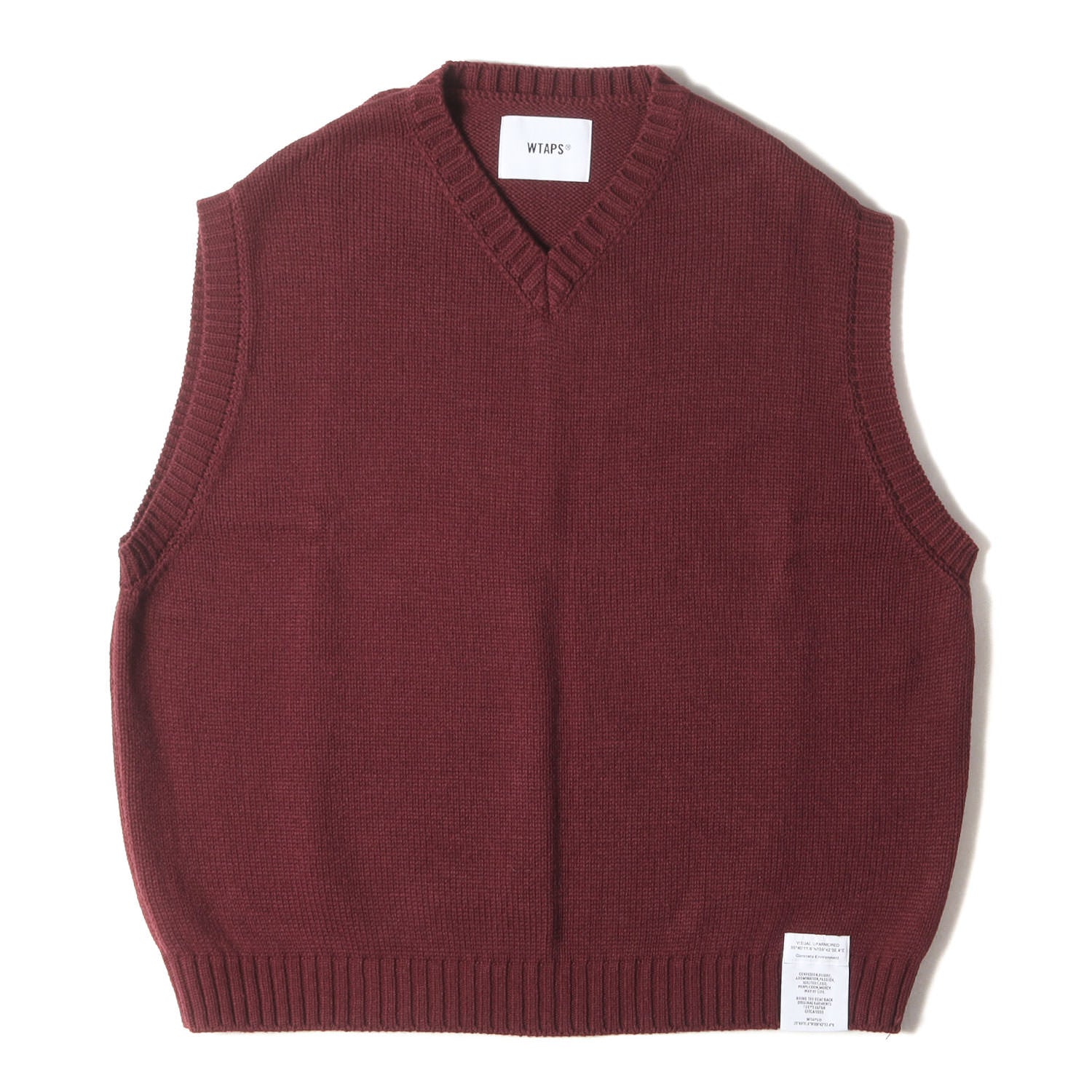 23AW Vネック ニットベスト(DITCH / VEST / ACRYLIC. SIGN) - ブランド 