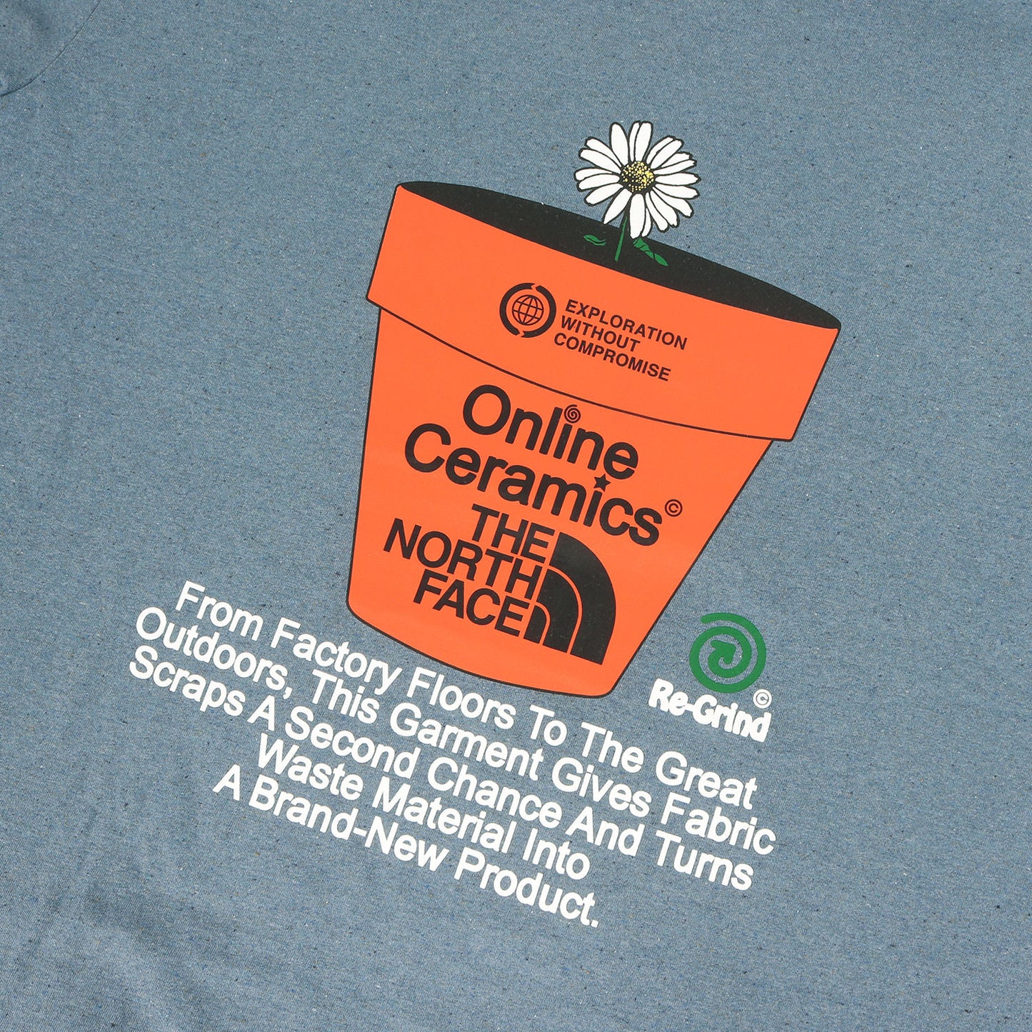 22SS ×Online Ceramics オーバーサイズ ヘビー Tシャツ(GRAPHIC TEE)