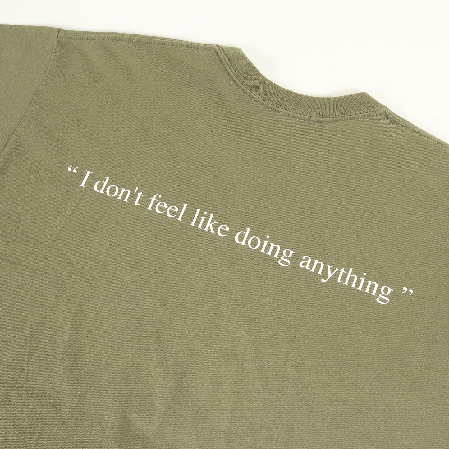 21SS メッセージロゴ クルーネック Tシャツ