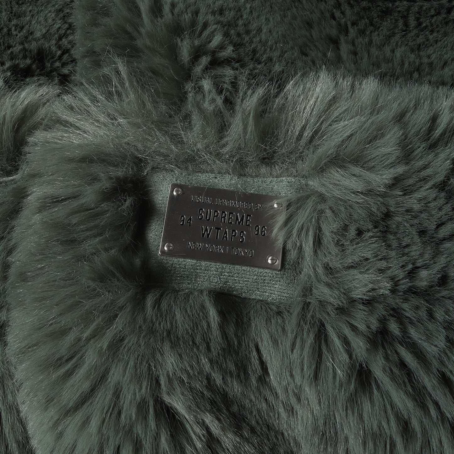 21AW ×WTAPS フェイクファー フード フルジップ ジャケット(Faux Fur Hooded Jacket)