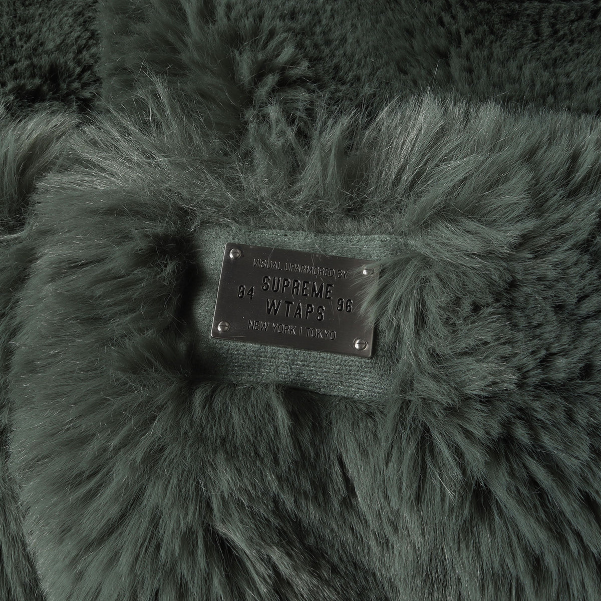 21AW ×WTAPS フェイクファー フード フルジップ ジャケット(Faux Fur Hooded Jacket)