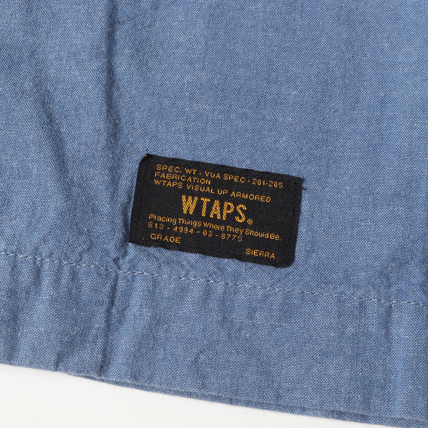 シャンブレー ミリタリー 半袖シャツ(BUDS SS 01 / SHIRT)