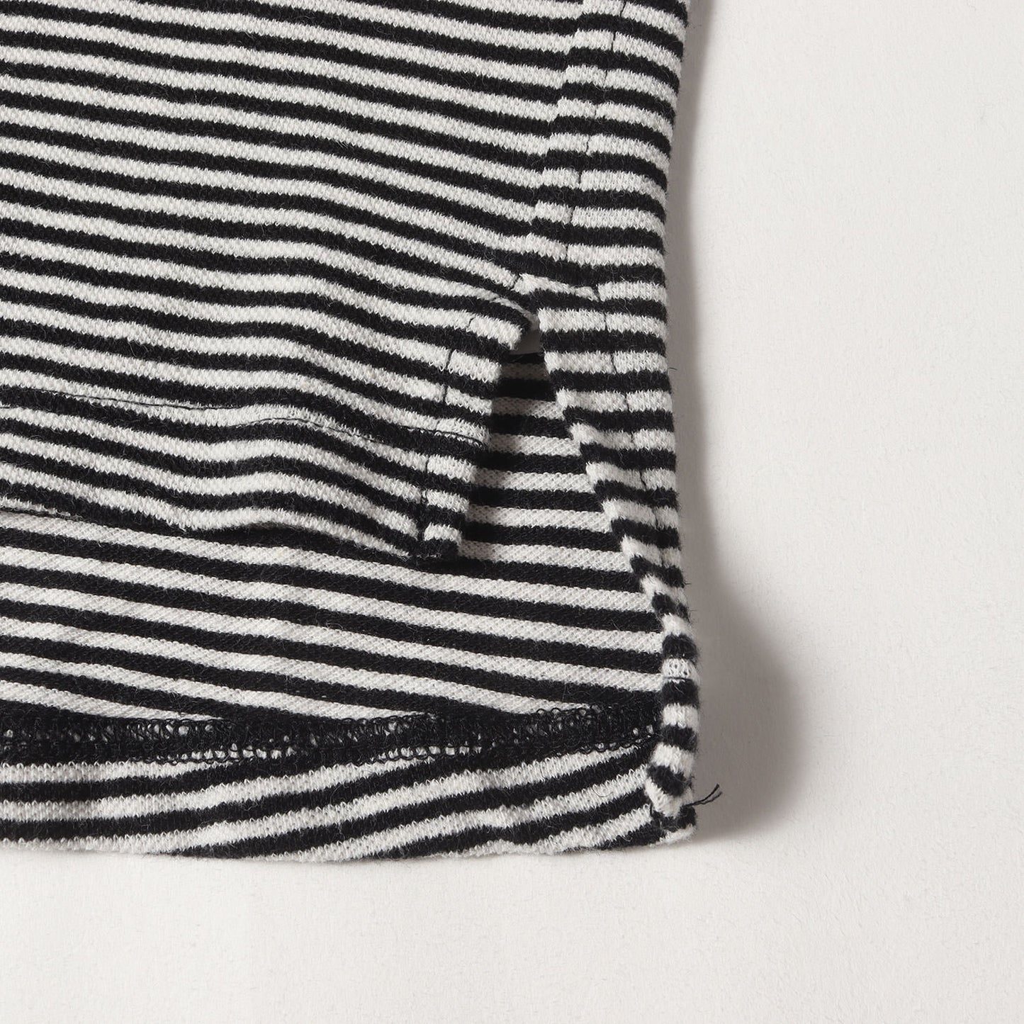 24SS コットン/リネン ボーダー 鹿の子 ポロシャツ(CLERK S/S POLO SHIRT C/L PIQUE BORDER)