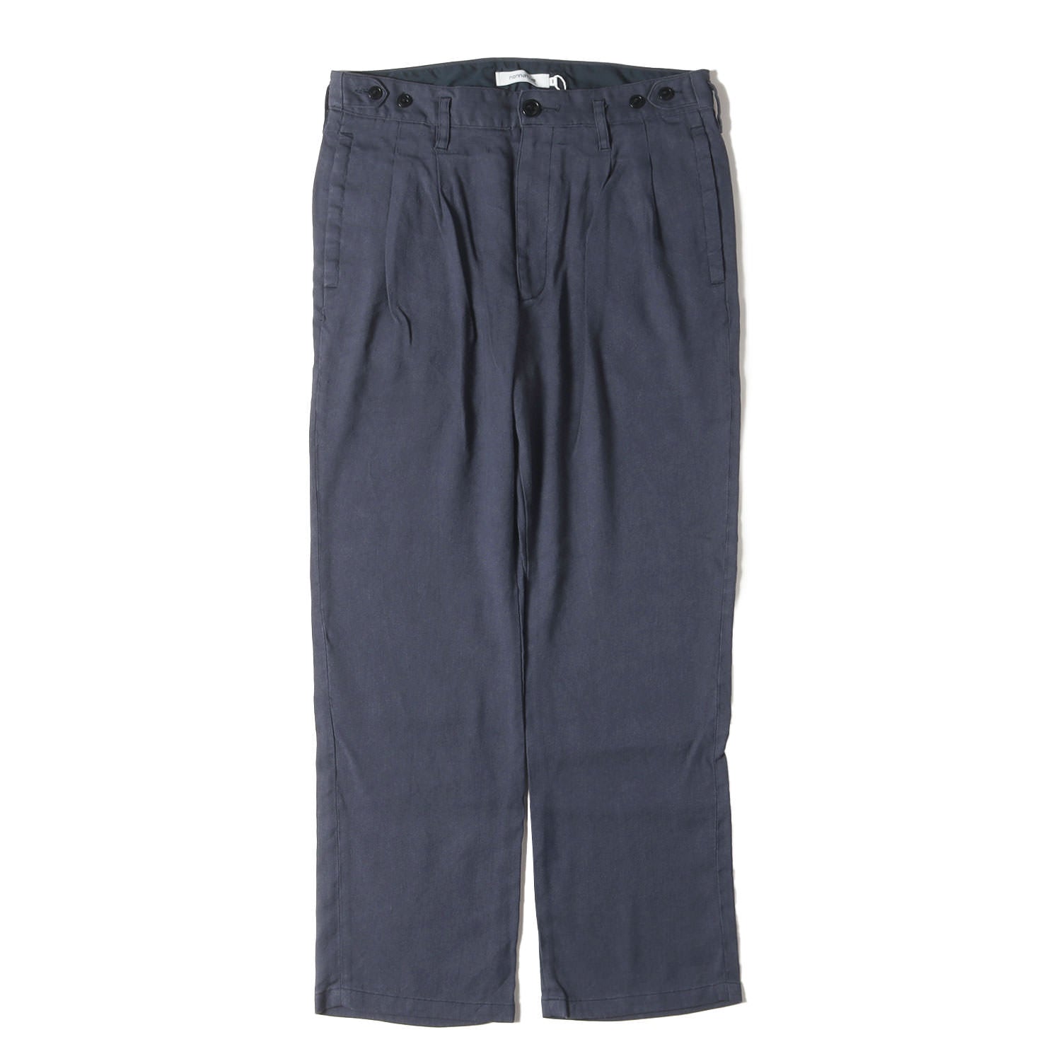 NONNATIVE (ノンネイティブ) 25SS 2タック ワイドテーパード パンツ 