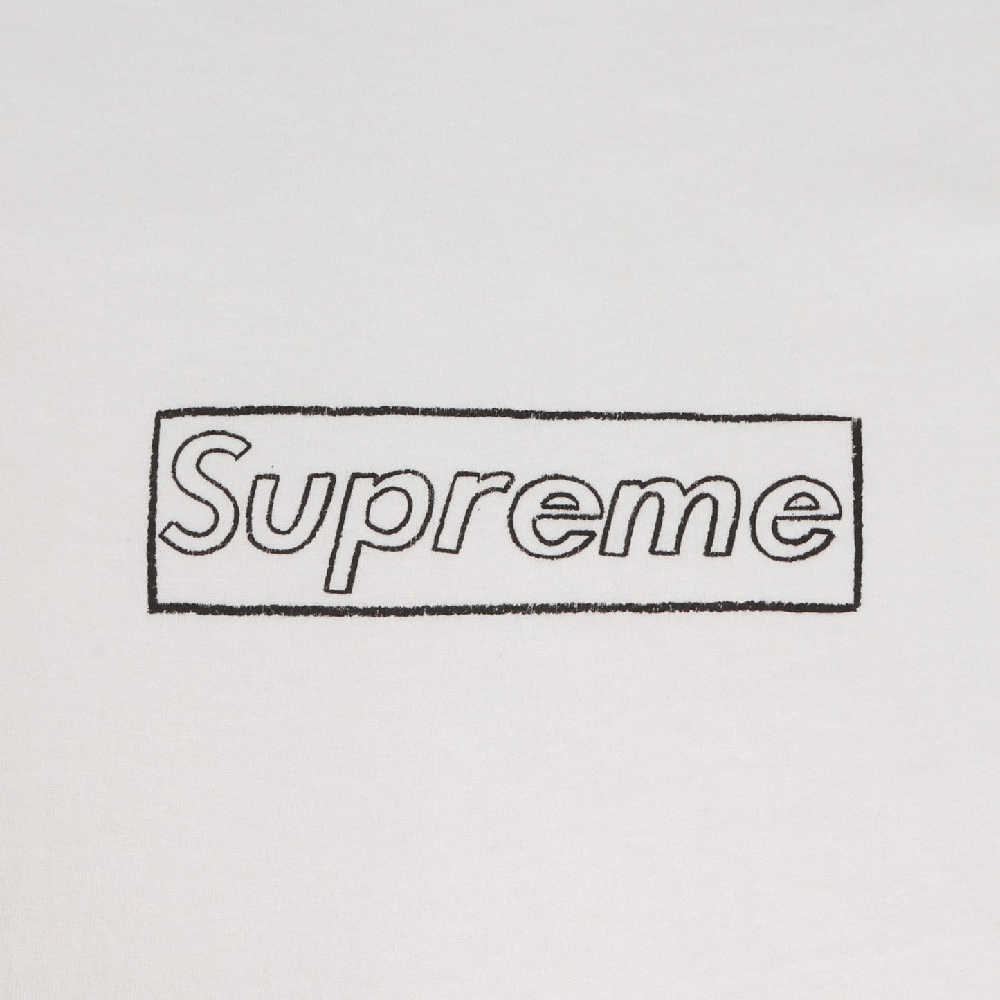 21SS ×KAWS チョークBOXロゴ Tシャツ(Chalk Box Logo Tee)