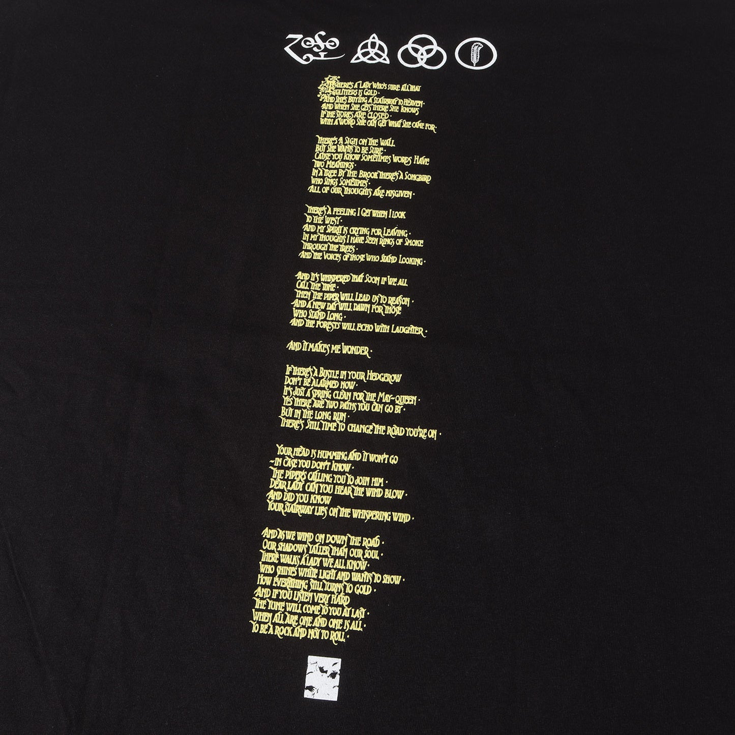 00s Led Zeppelin Stairway to Heaven / 天国への階段 Tシャツ(Hanesボディ)