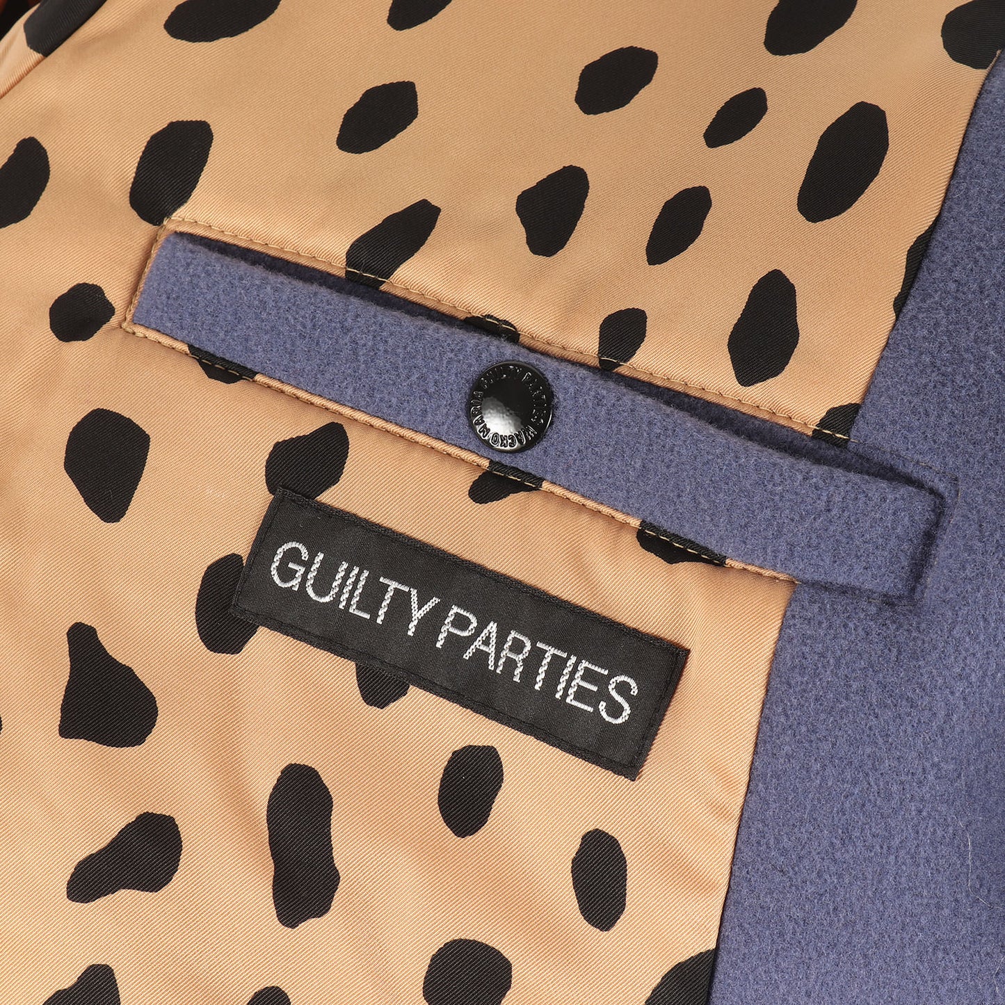 24AW 裏地レオパード柄 メルトンウール カークラブ ジャケット(CAR CLUB JACKET)