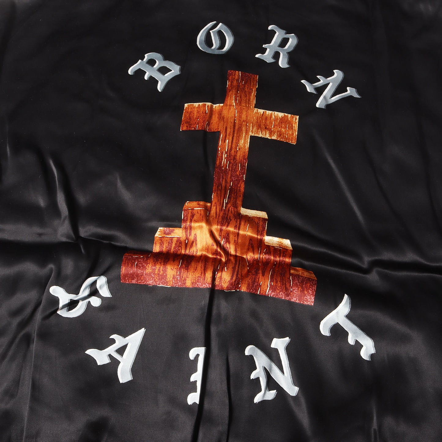 24SS ×BORN X RAISED サテン スタジャン(BR_SATIN JACKET)