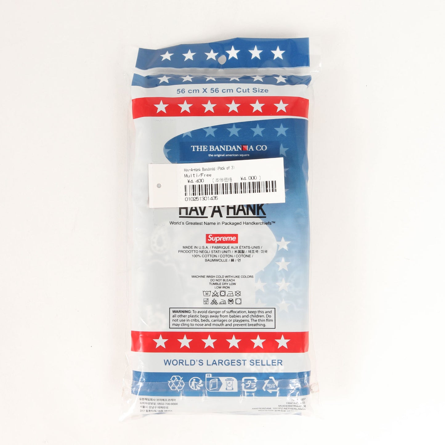 24SS ×Hav-A-Hank バンダナ 3色セット(Bandanas Pack of 3)