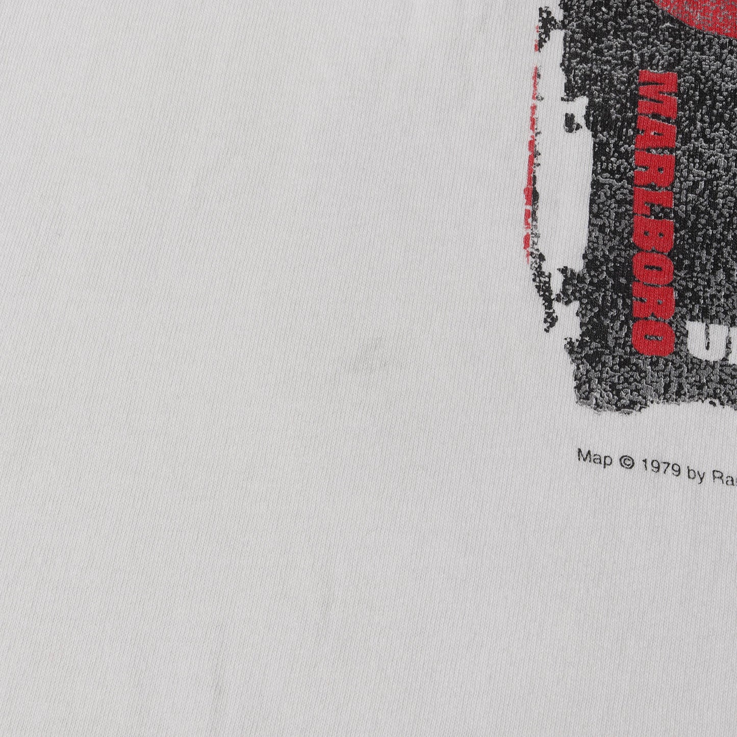 90s Marlboro マップグラフィック 両面プリント ポケット付き Tシャツ / USA製 マルボロ