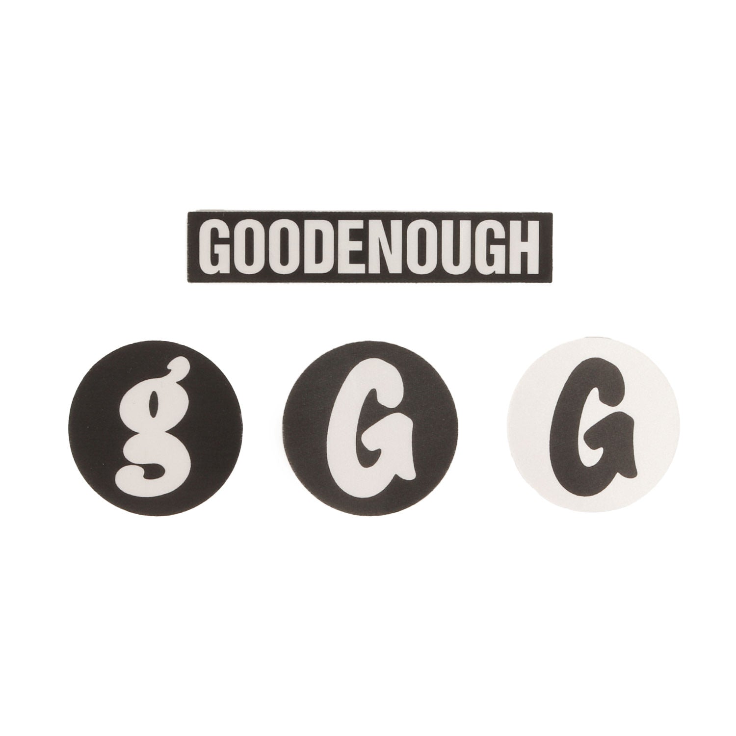 GOOD ENOUGH (グッドイナフ) 90s 布ステッカー 4種セット