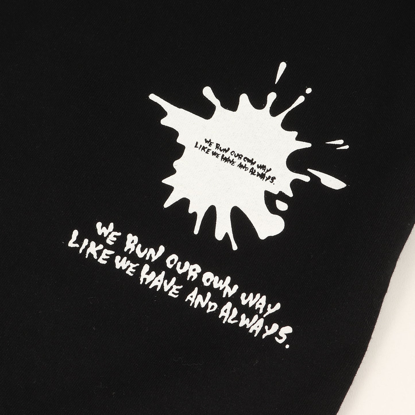 22SS WAY OF LIFEロゴ ロングスリーブ Tシャツ(BRUSH L/S TEE)
