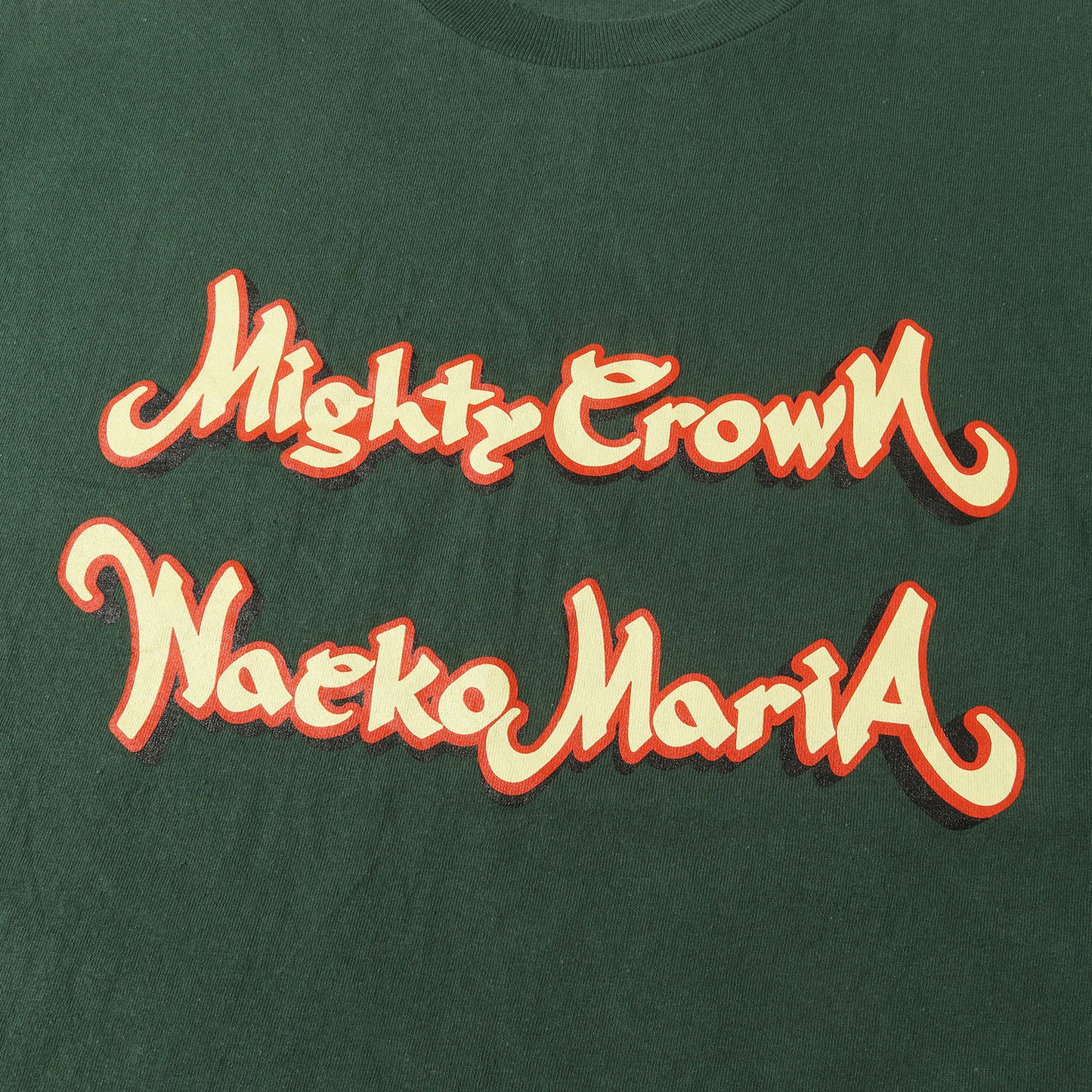 22SS ×MIGHTY CROWN ロゴプリント クルーネック Tシャツ