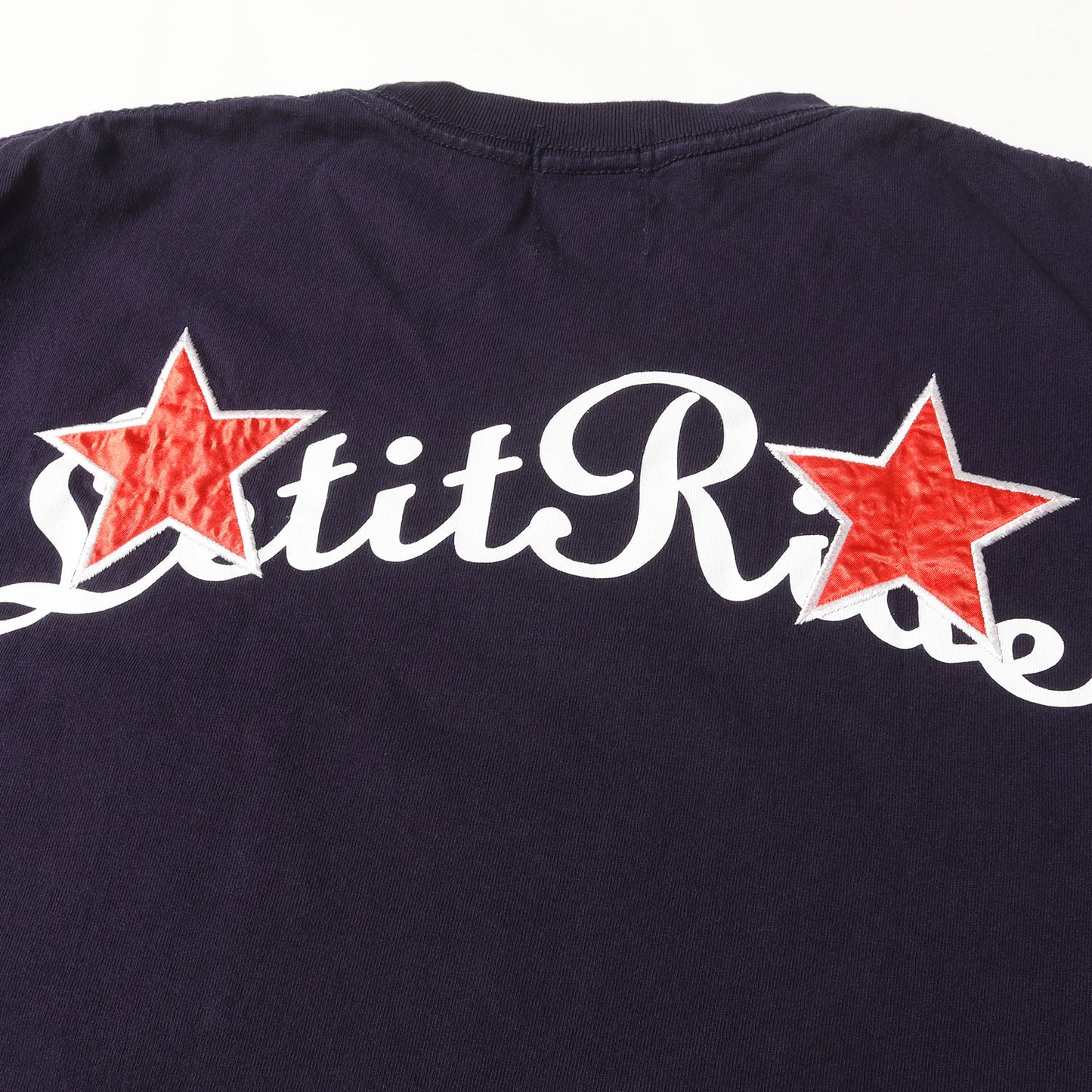 ×LET IT RIDE スターパッチ ポケット Tシャツ