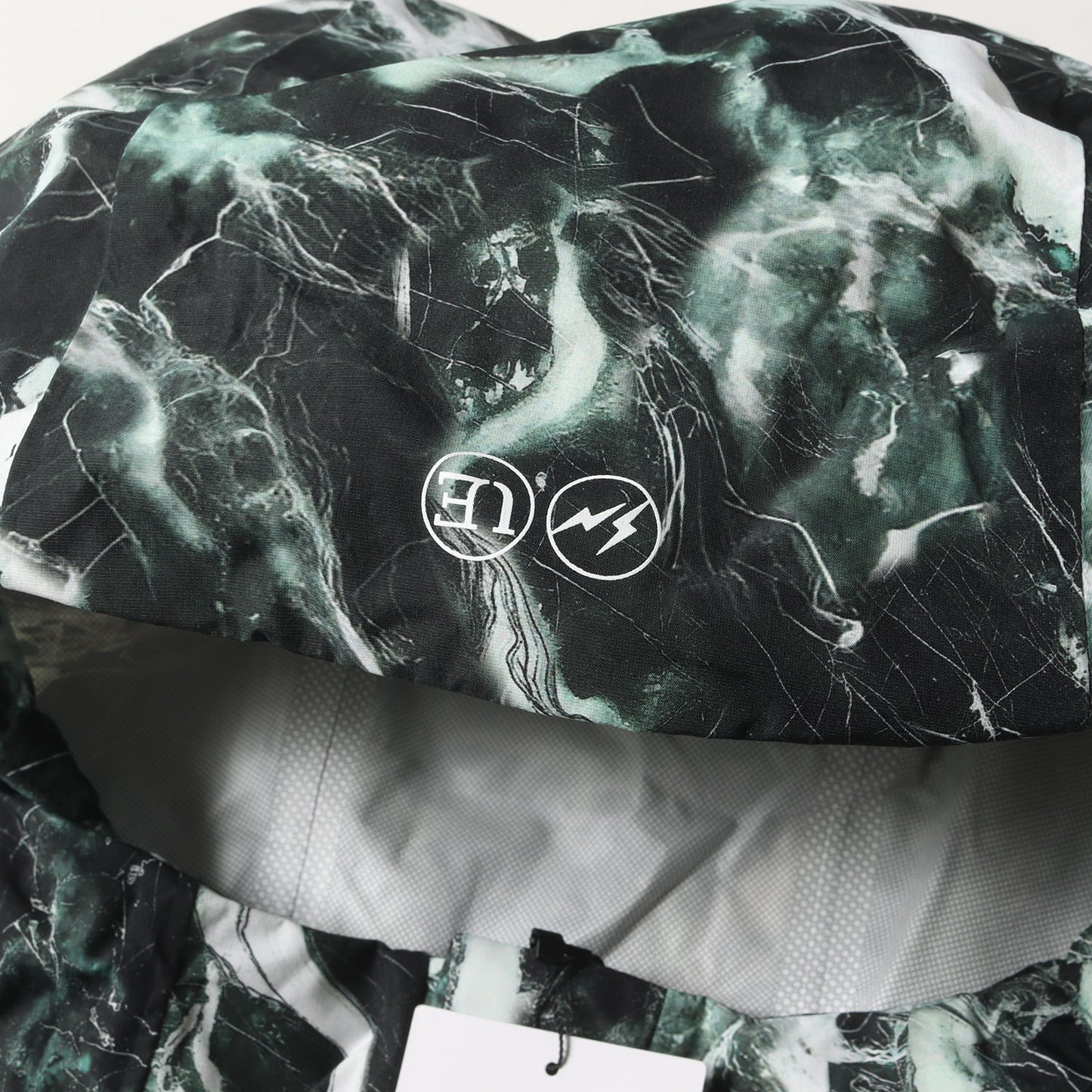 25SS マーブル柄 2.5レイヤーナイロン マウンテンパーカー / ジャケット(MARBLE MOUNTAIN PARKA)