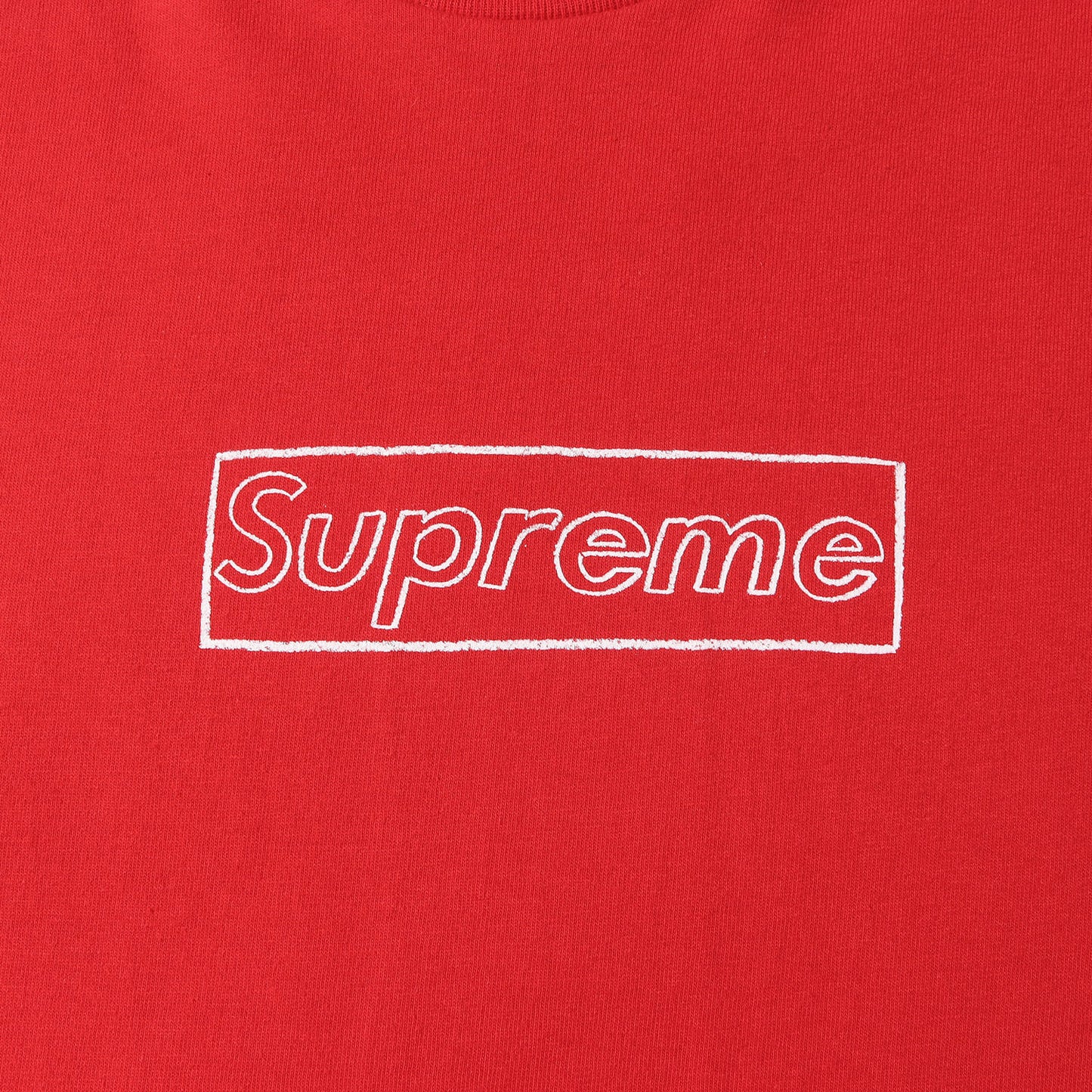 21SS ×KAWS チョークBOXロゴ Tシャツ(Chalk Box Logo Tee)