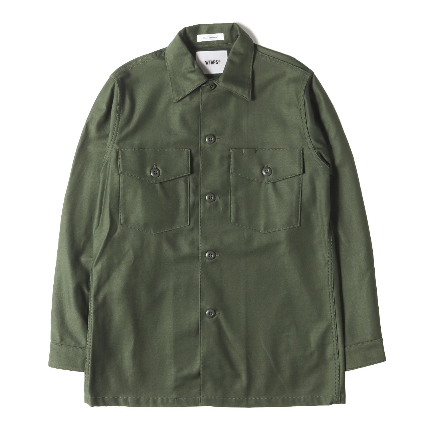 Wtaps WMILL-LS 02 シャツ コットンサテン 02 WTAPS WMILL-LS