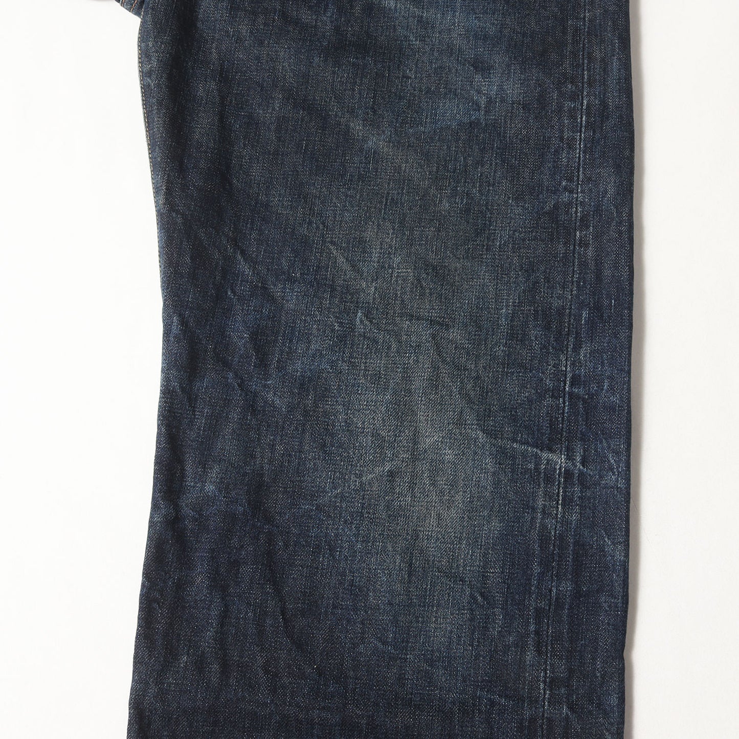 シンチバック付き セルビッチ デニムパンツ