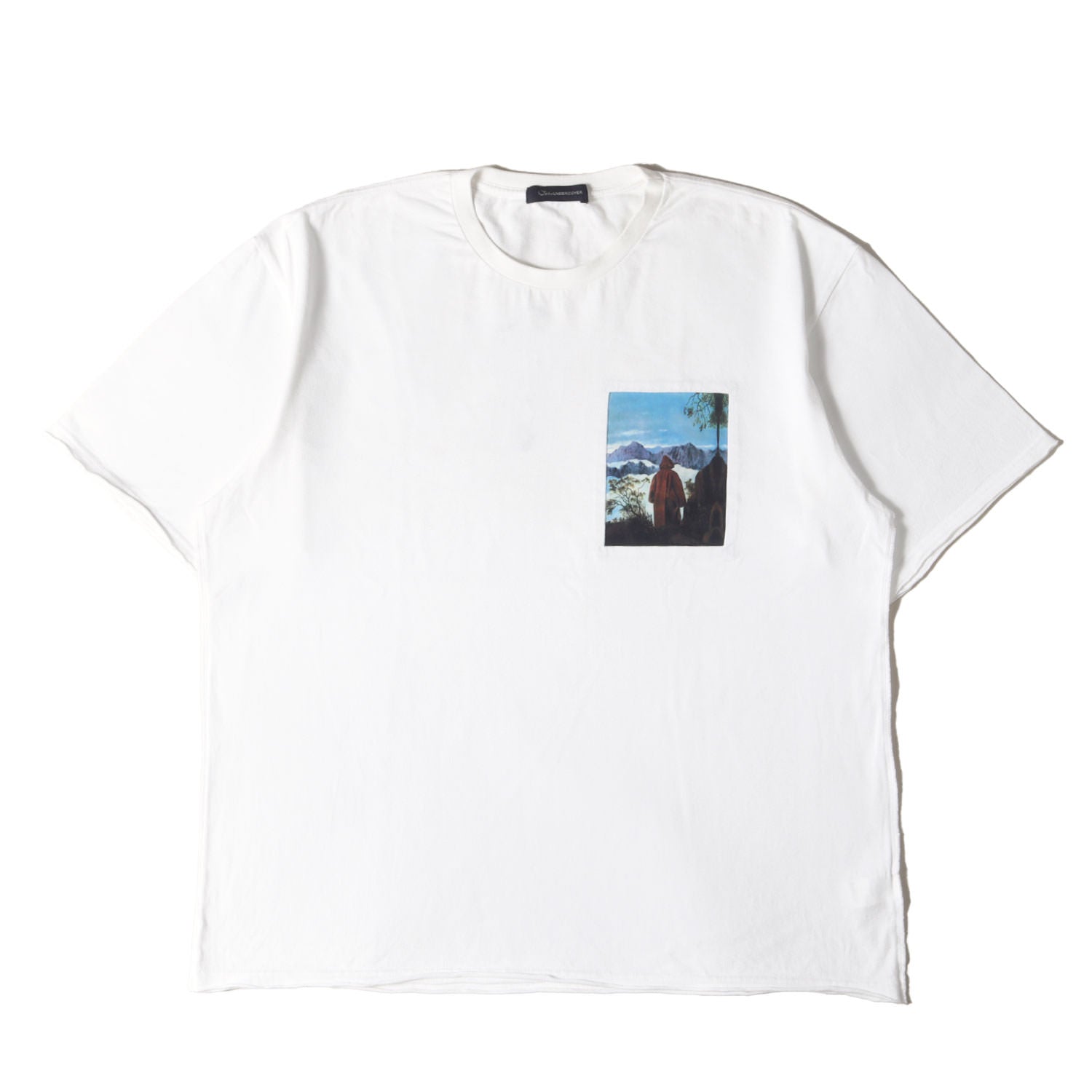 JohnUNDERCOVER グラフィック切替し クルーネック Tシャツ
