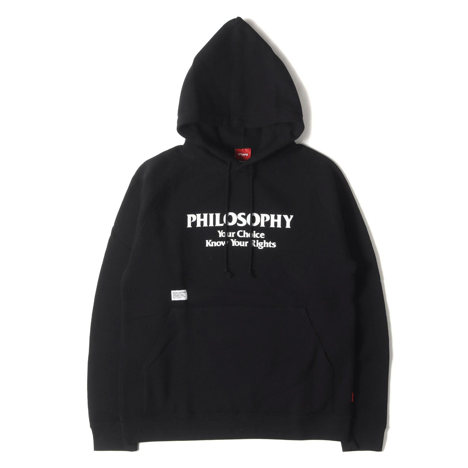 WTAPS (ダブルタップス) PHILOSOPHYロゴ スウェットパーカー 
