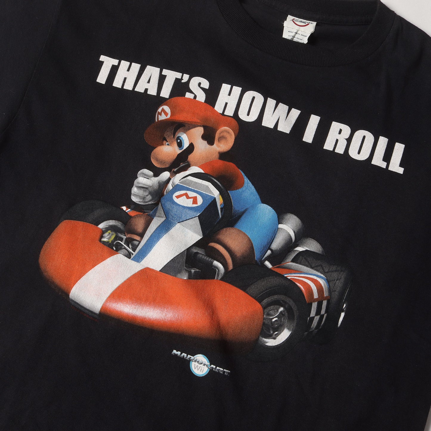 00s マリオカートWii スーパーマリオ Tシャツ(DELTAボディ)