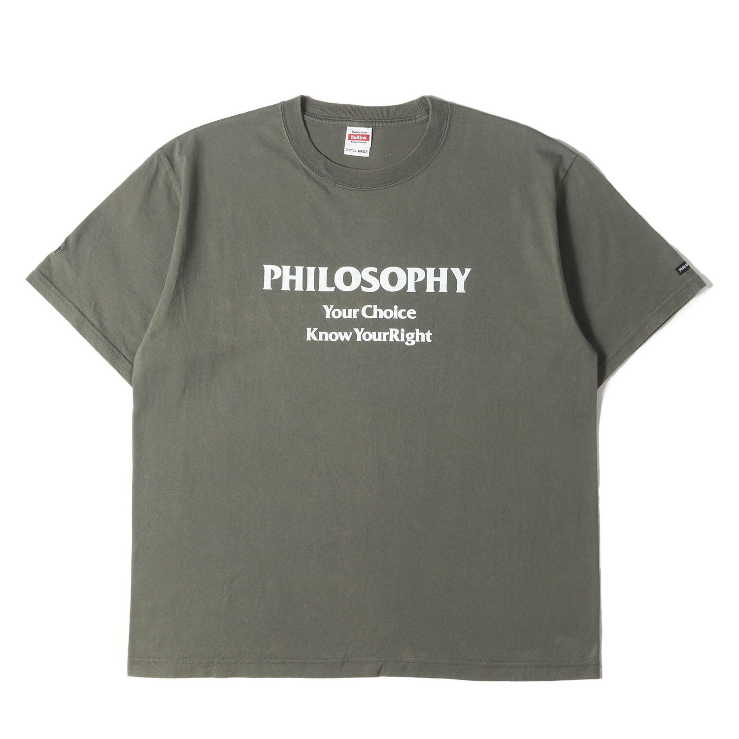 WTAPS (ダブルタップス) 00s PHILOSOPHYロゴ Tシャツ - ブランド古着の 