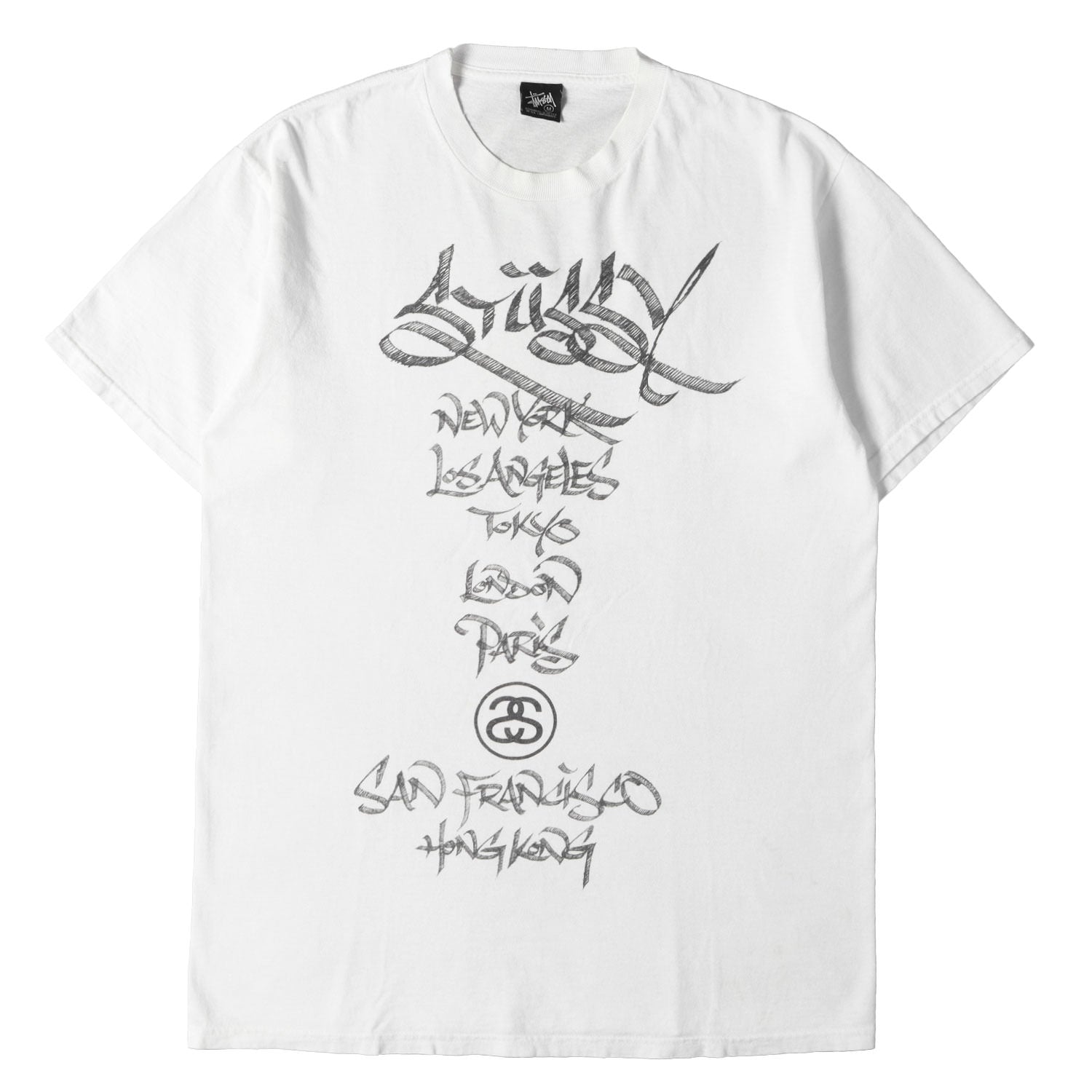 STUSSY (ステューシー) 00s ×Mode 2 ワールドツアー Tシャツ 