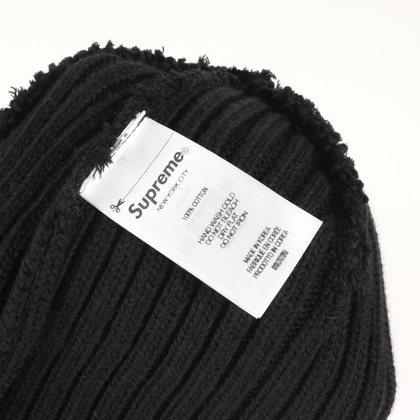 25SS オーバーダイ加工 コットンニット ビーニー(Overdyed Beanie)