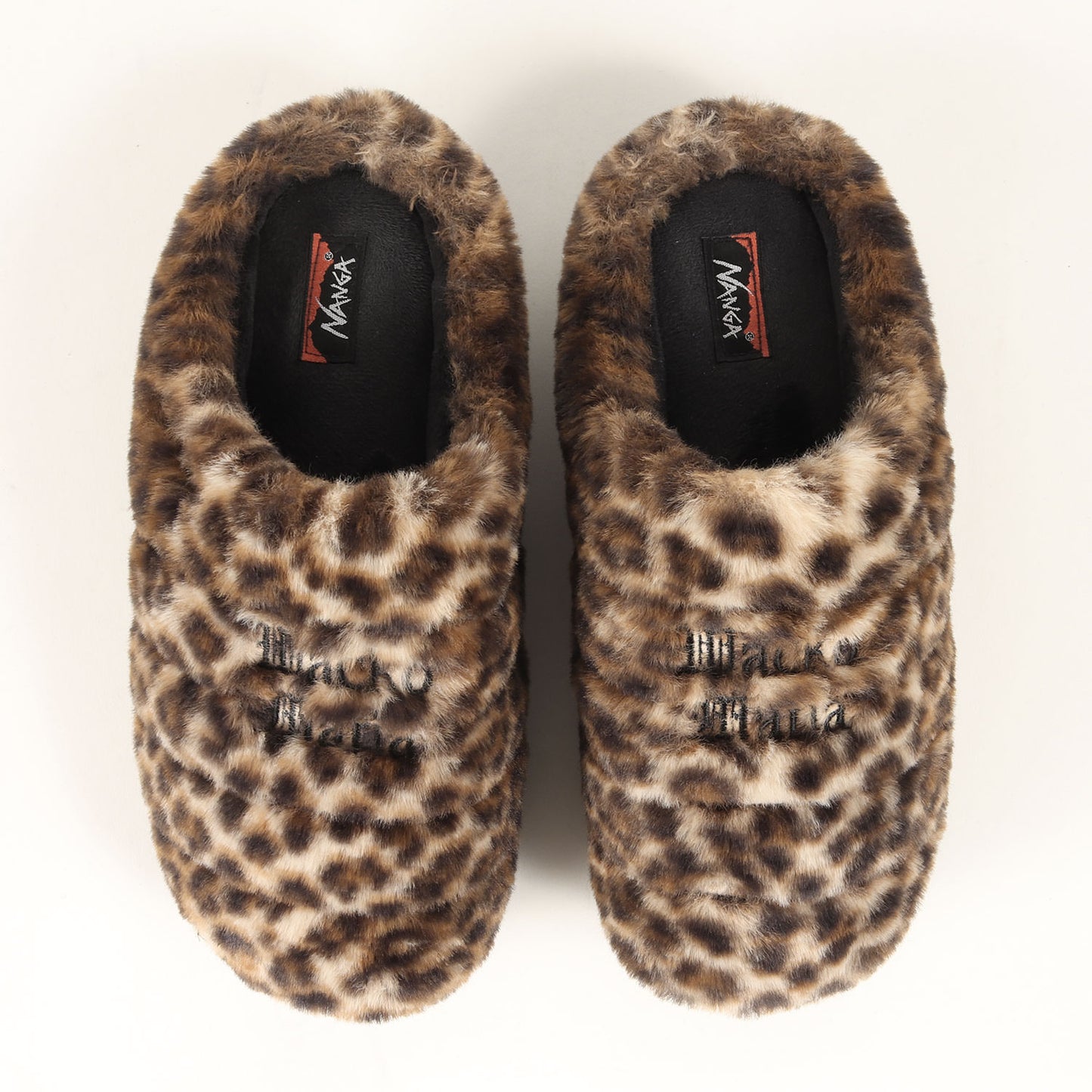 24AW ×NANGA ×SUBU レオパード フェイクファー ウインター サンダル(LEOPARD FUR AURORA WINTER SANDALS)