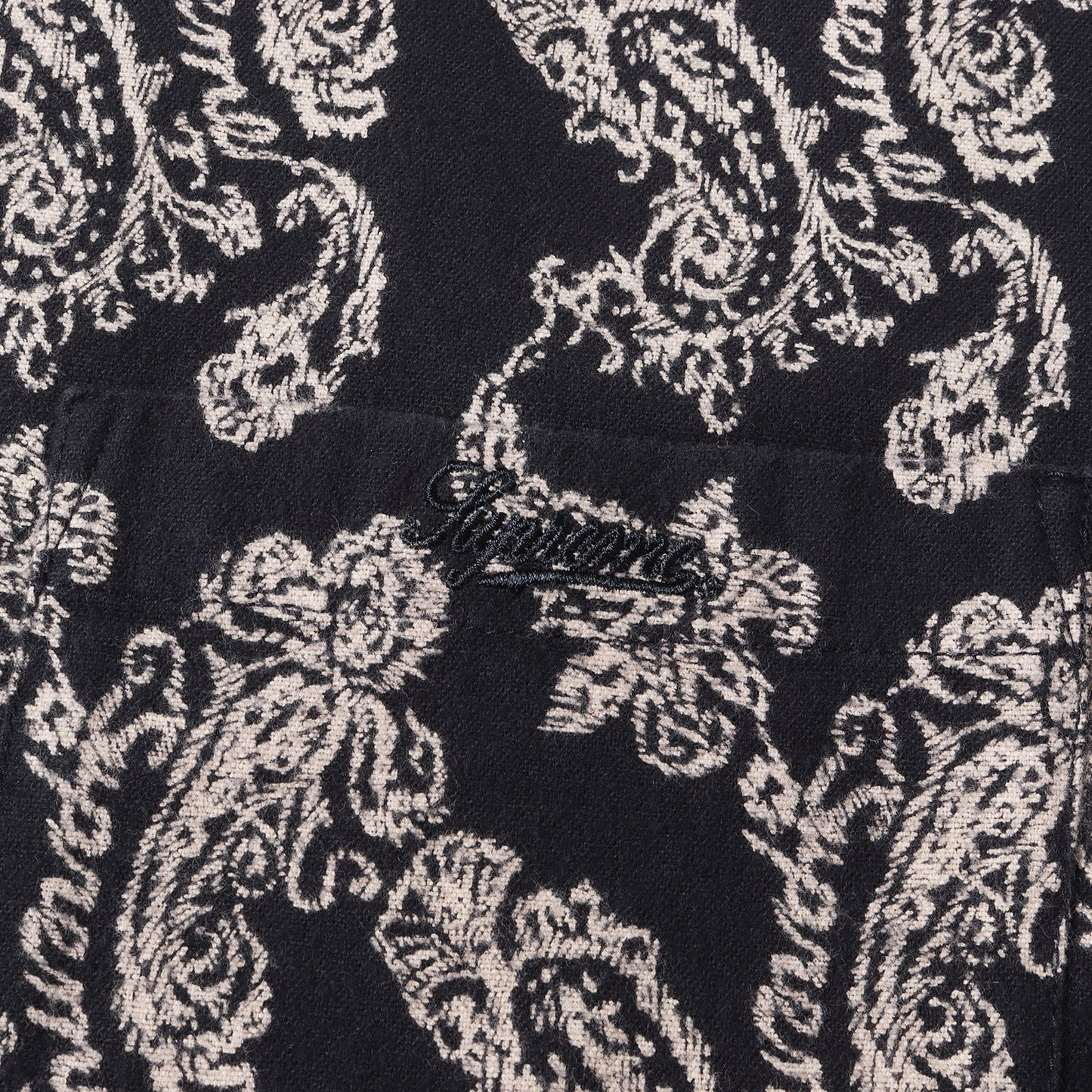 24AW ペイズリー柄 フランネルシャツ(Paisley Flannel Shirt)