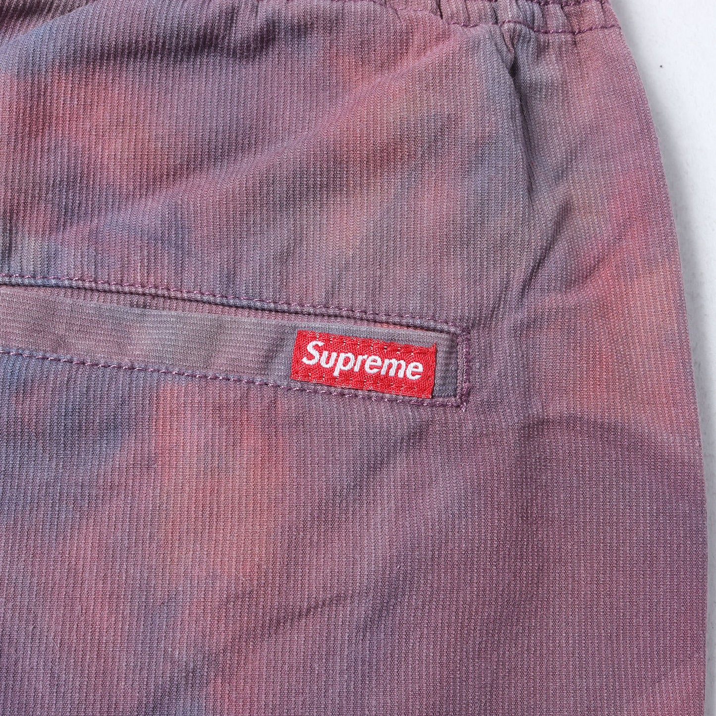 マーブル染め ベルト付き イージーショーツ(Marbled Belted Short)