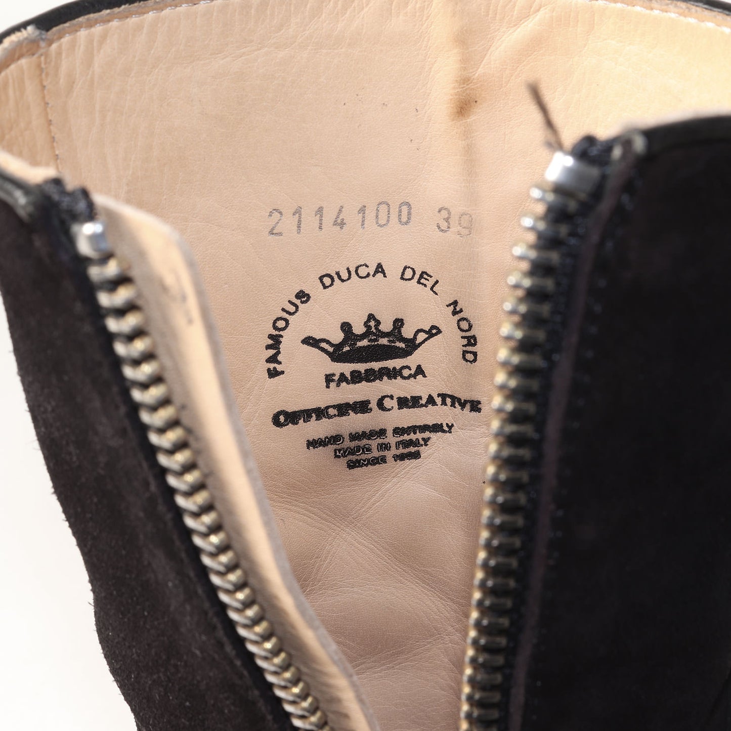 ×Rags McGREGOR ×OFFICINE CREATIVE スウェードレザー ペコスブーツ(RANCHER ZIP UP BOOTS COW SUEDE)