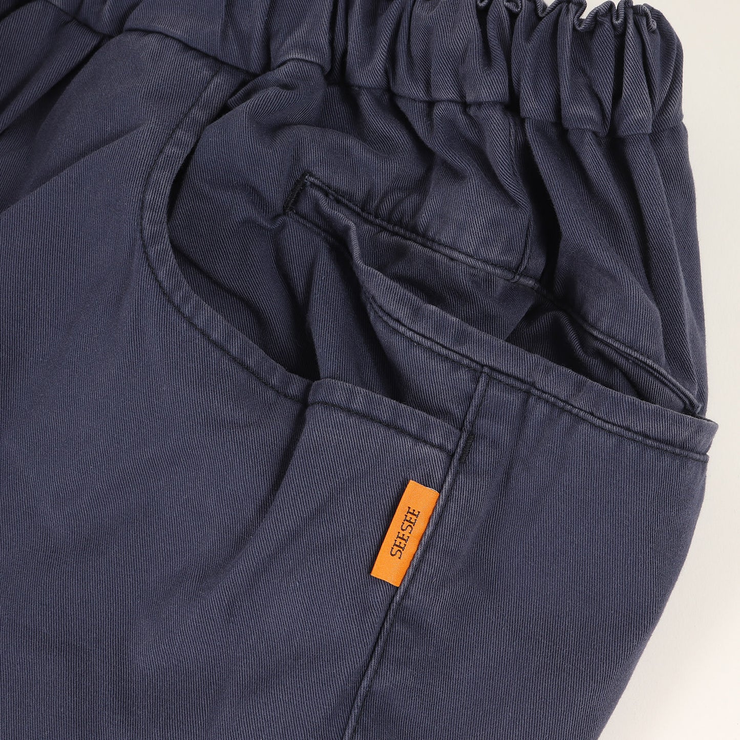 コットンツイル ワイド テーパード イージーパンツ(BAGGY CHINO)