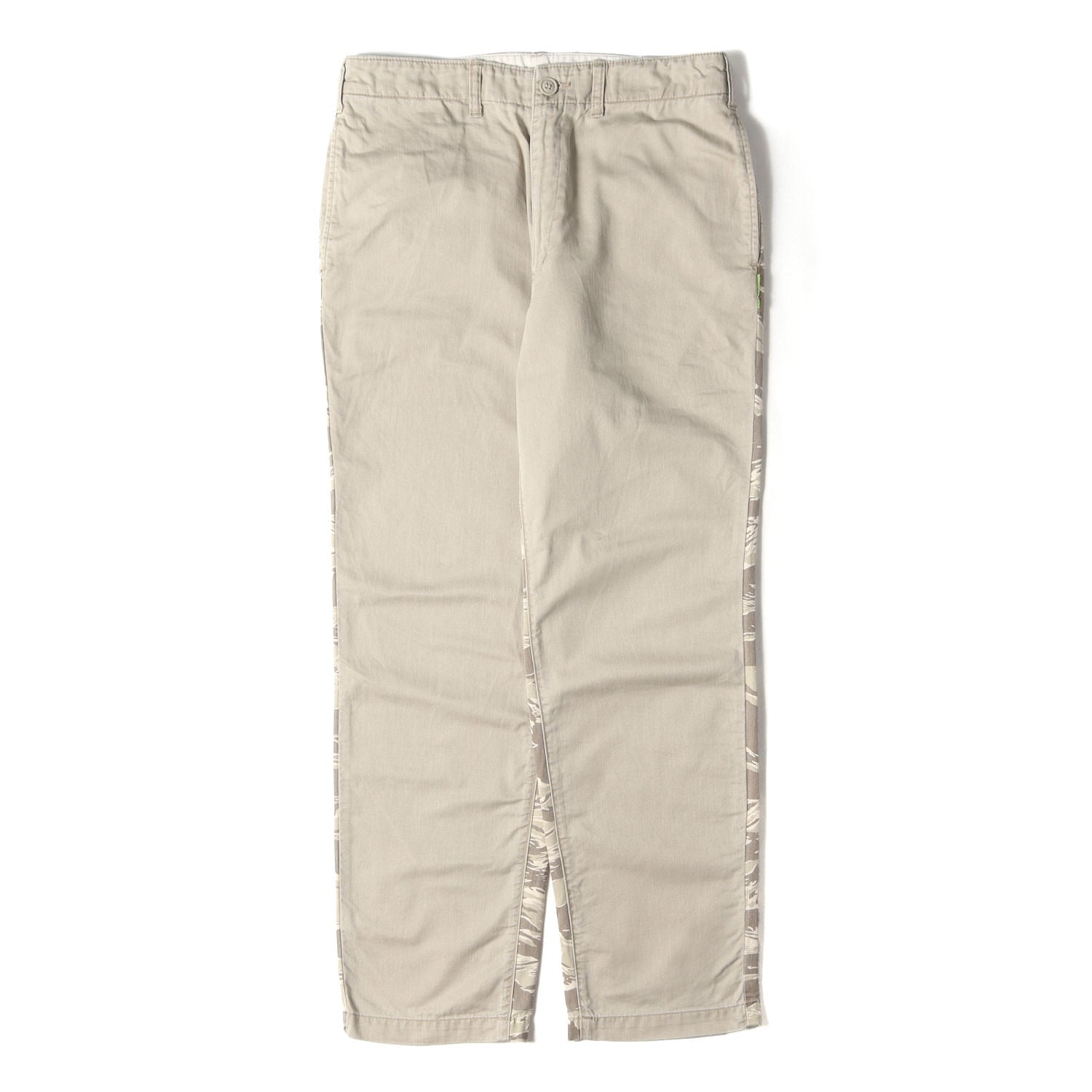 GOOD ENOUGH グッドイナフ パンツ ベージュ タイガーカモ サイズ:M | 00s タイガーカモ トゥーフェイス チノパンツ | 00年代 アーカイブ | ボトムス ズボン【メンズ】【中古】【K4612】 GOOD ENOUGH グッドイナフ パンツ ベージュ タイガーカモ サイズ:M