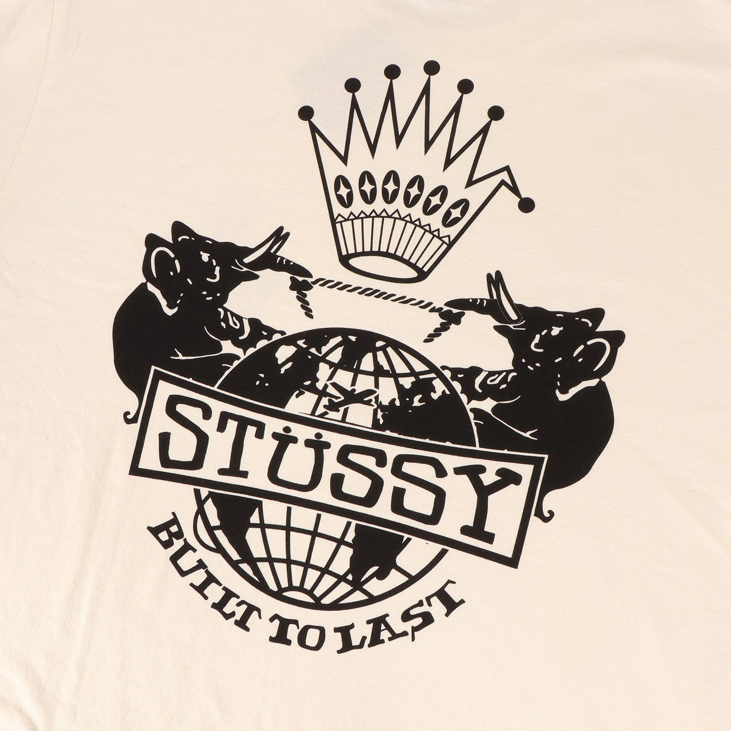 25SS ピグメントダイ加工 グラフィック Tシャツ(BUILT TO LAST PIG. DYED TEE)