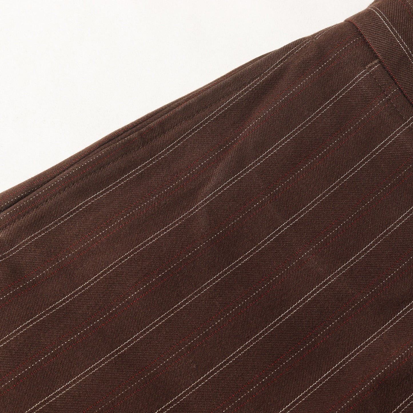 ストライプ ヘリンボーン ワークパンツ